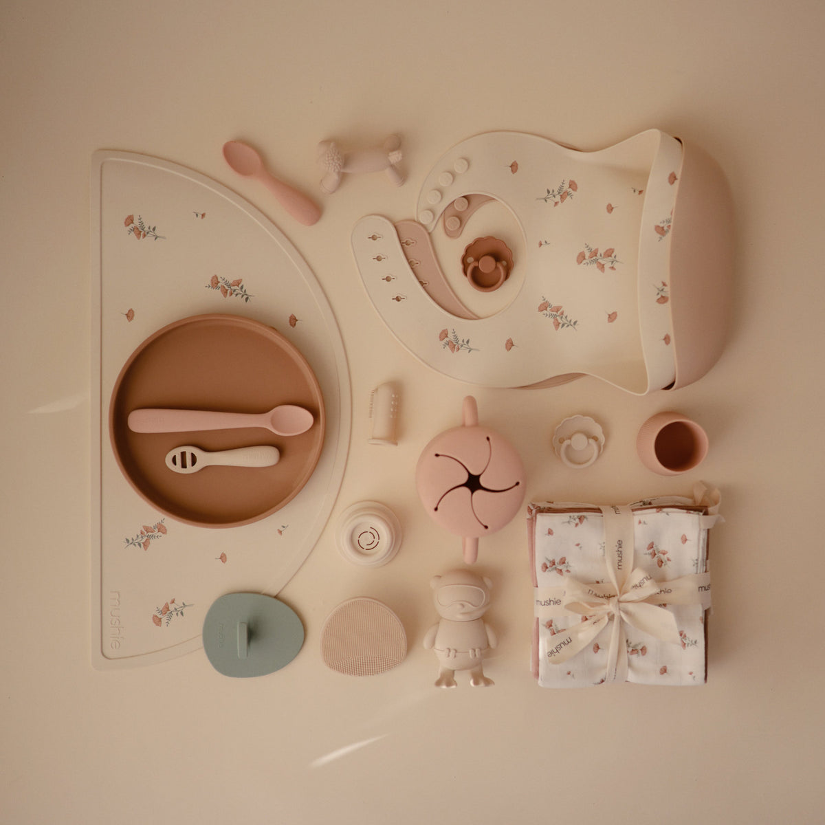 Silicone Baby Bib mushie