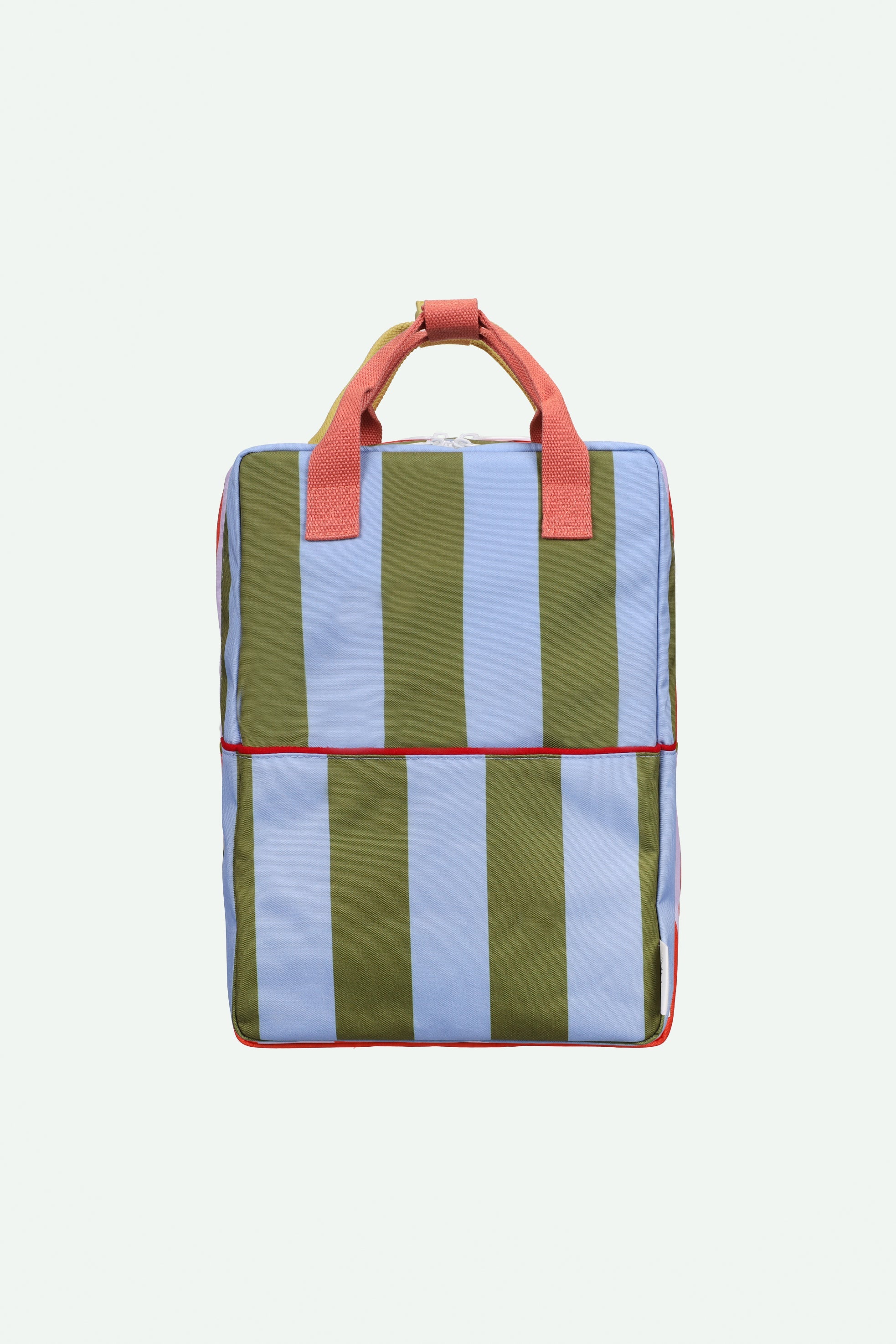 Sticky Lemon Large Backpack – Stripes Tickling Grass + Cloud Blue