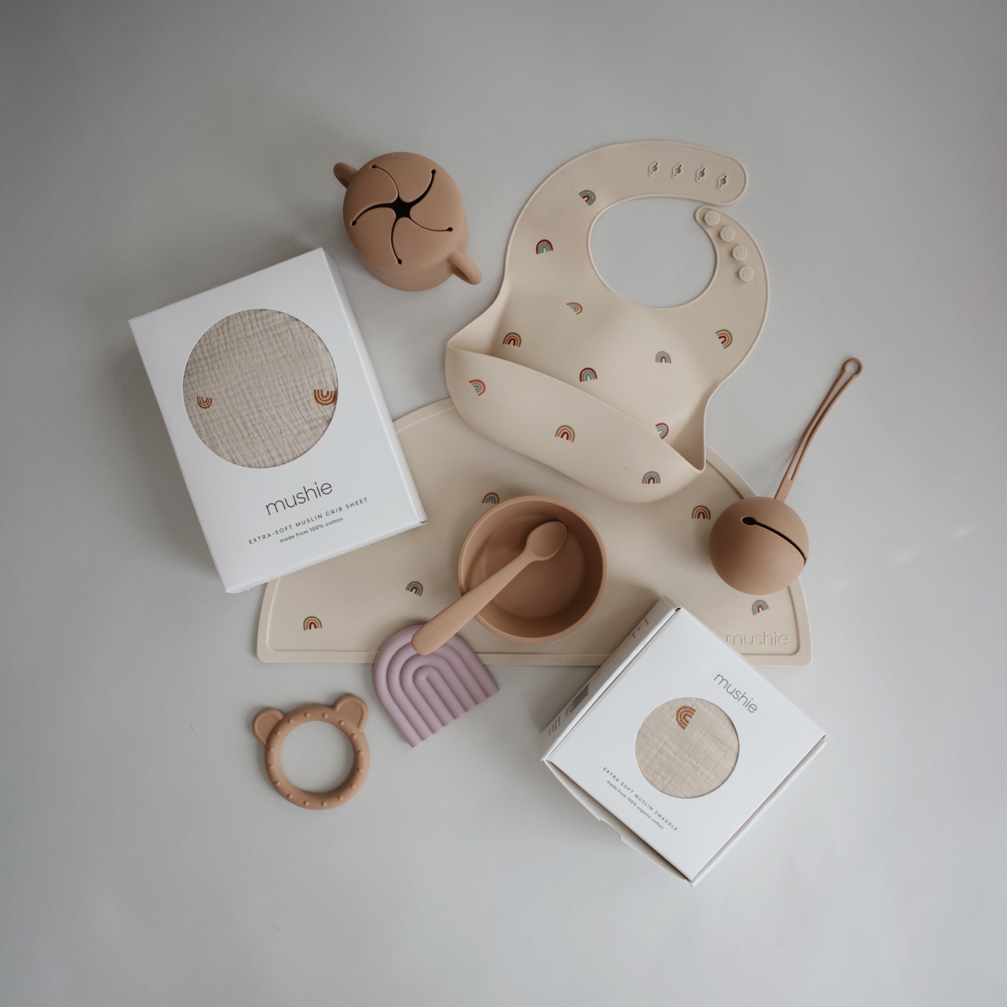 Silicone Baby Bib mushie