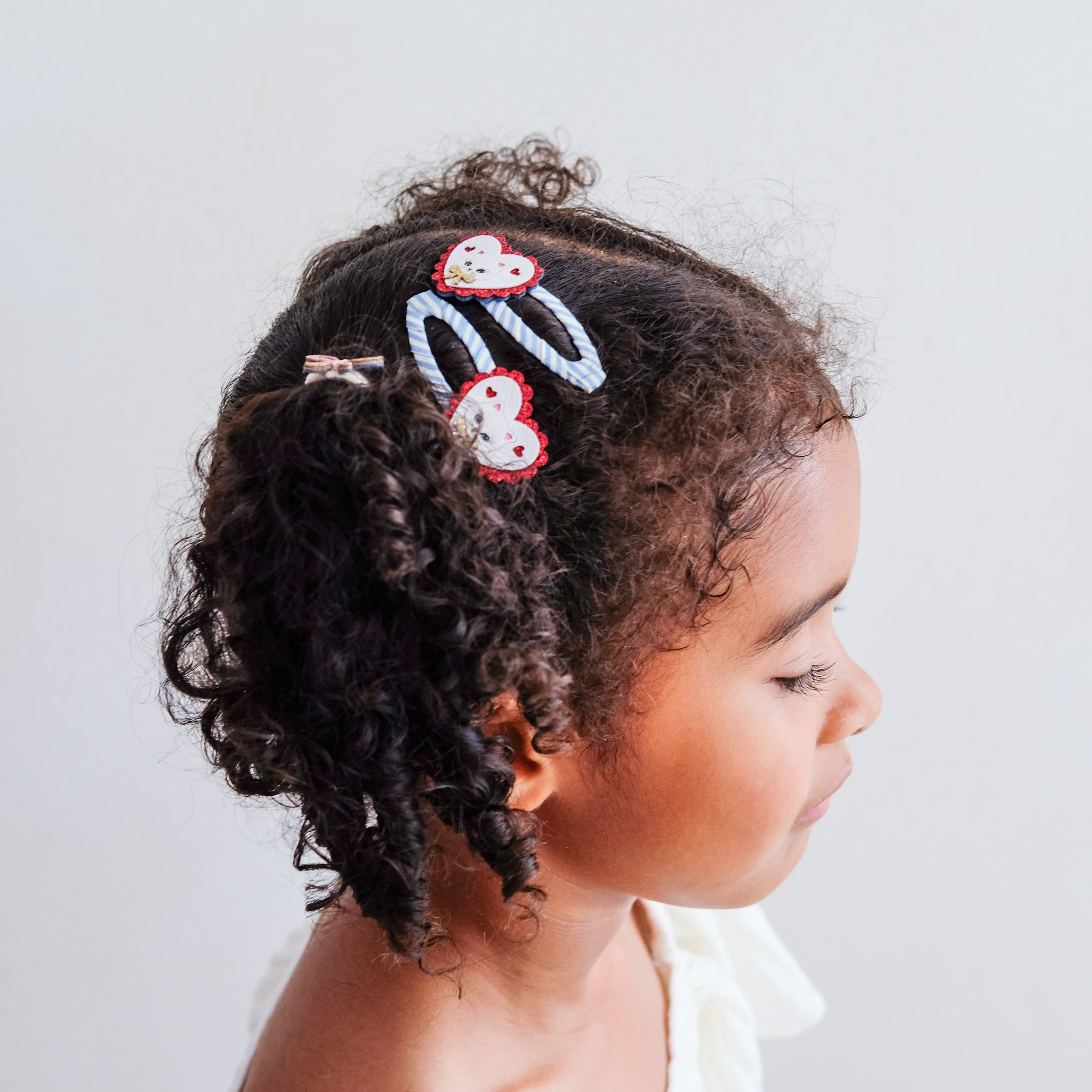 Mimi & Lula Scalloped kitty hair clips
