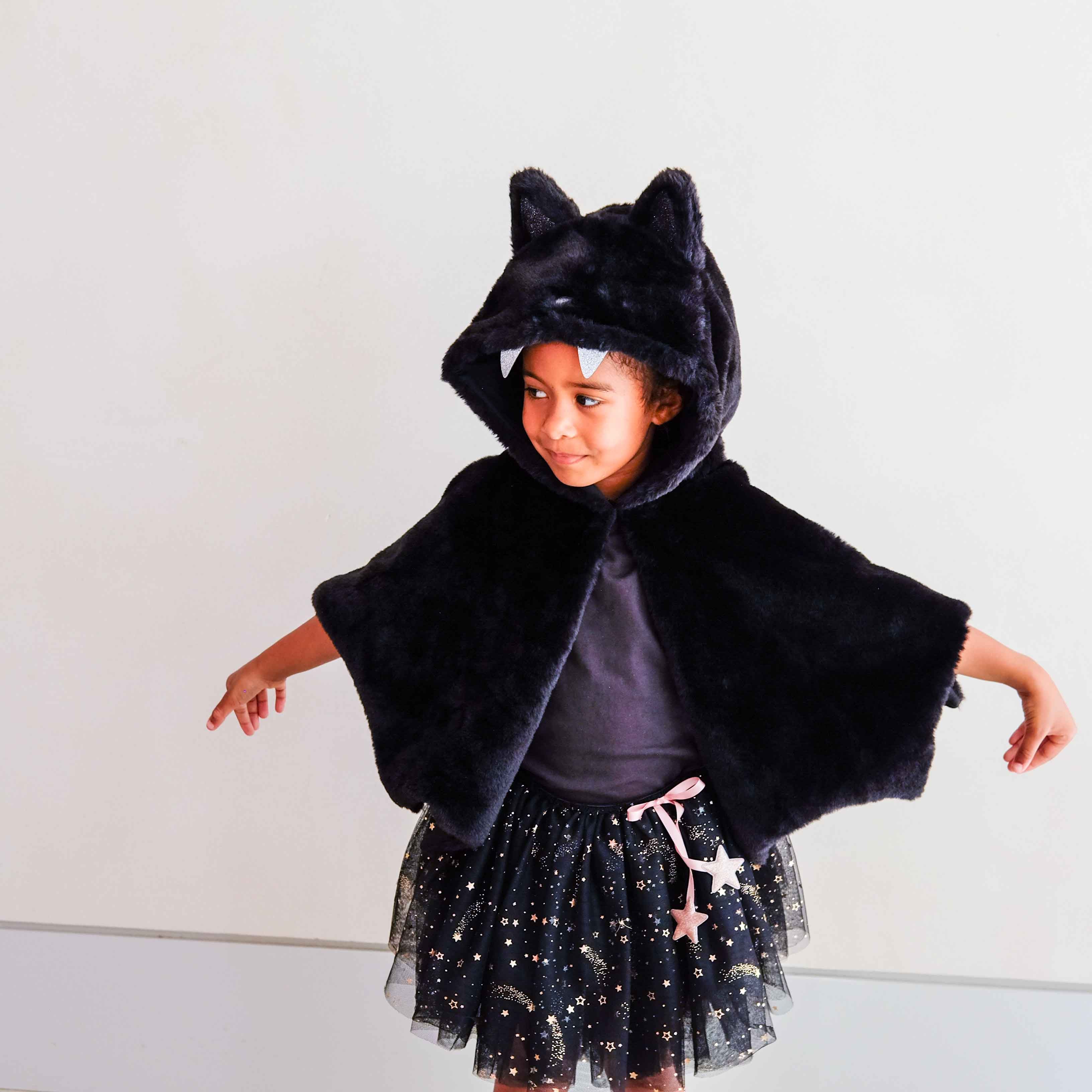 Mimi & Lula Furry bat cape