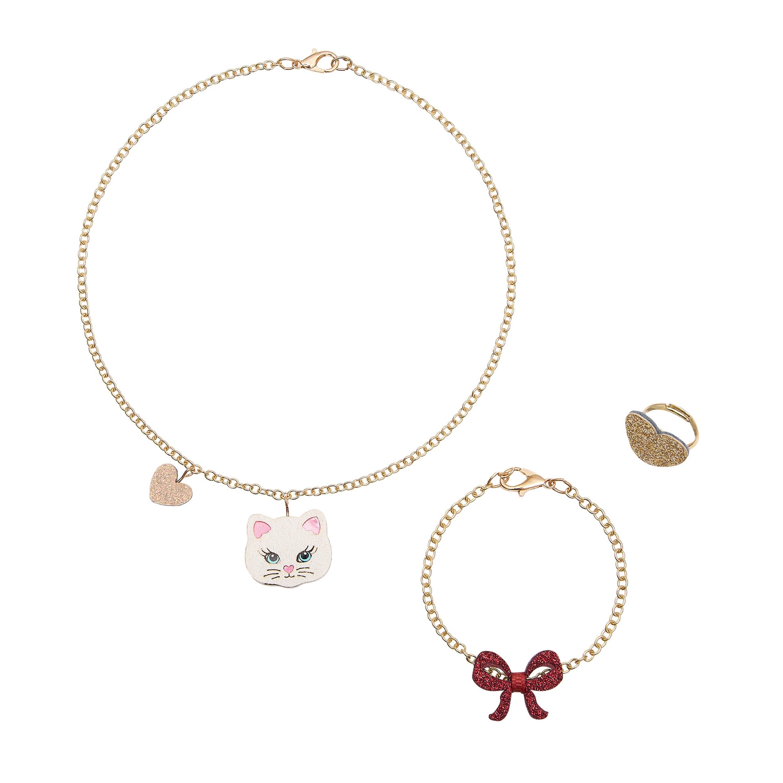Mimi & Lula Kittybow jewellery set - product view