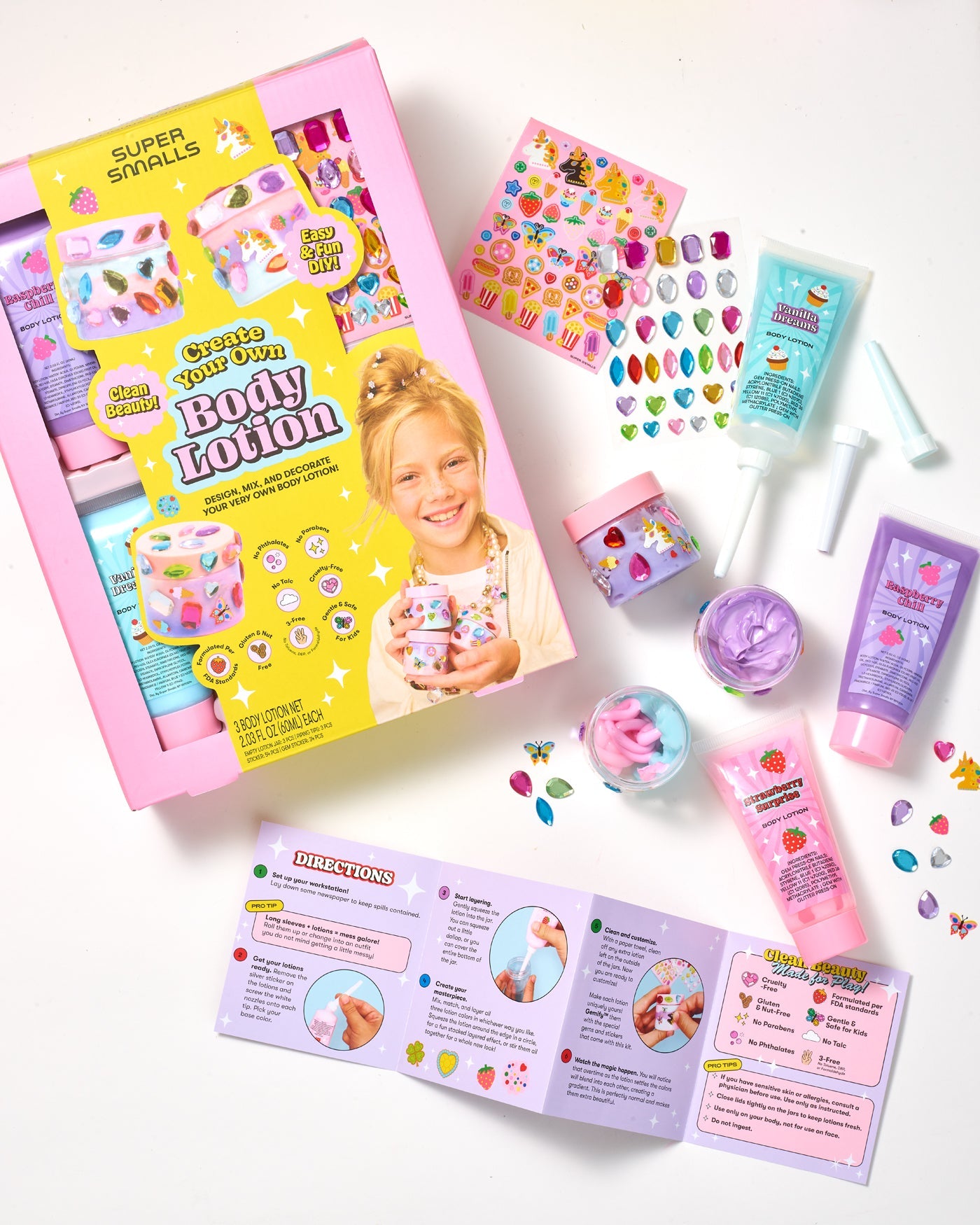 Super Smalls DIY Body Lotion Kit for Kids