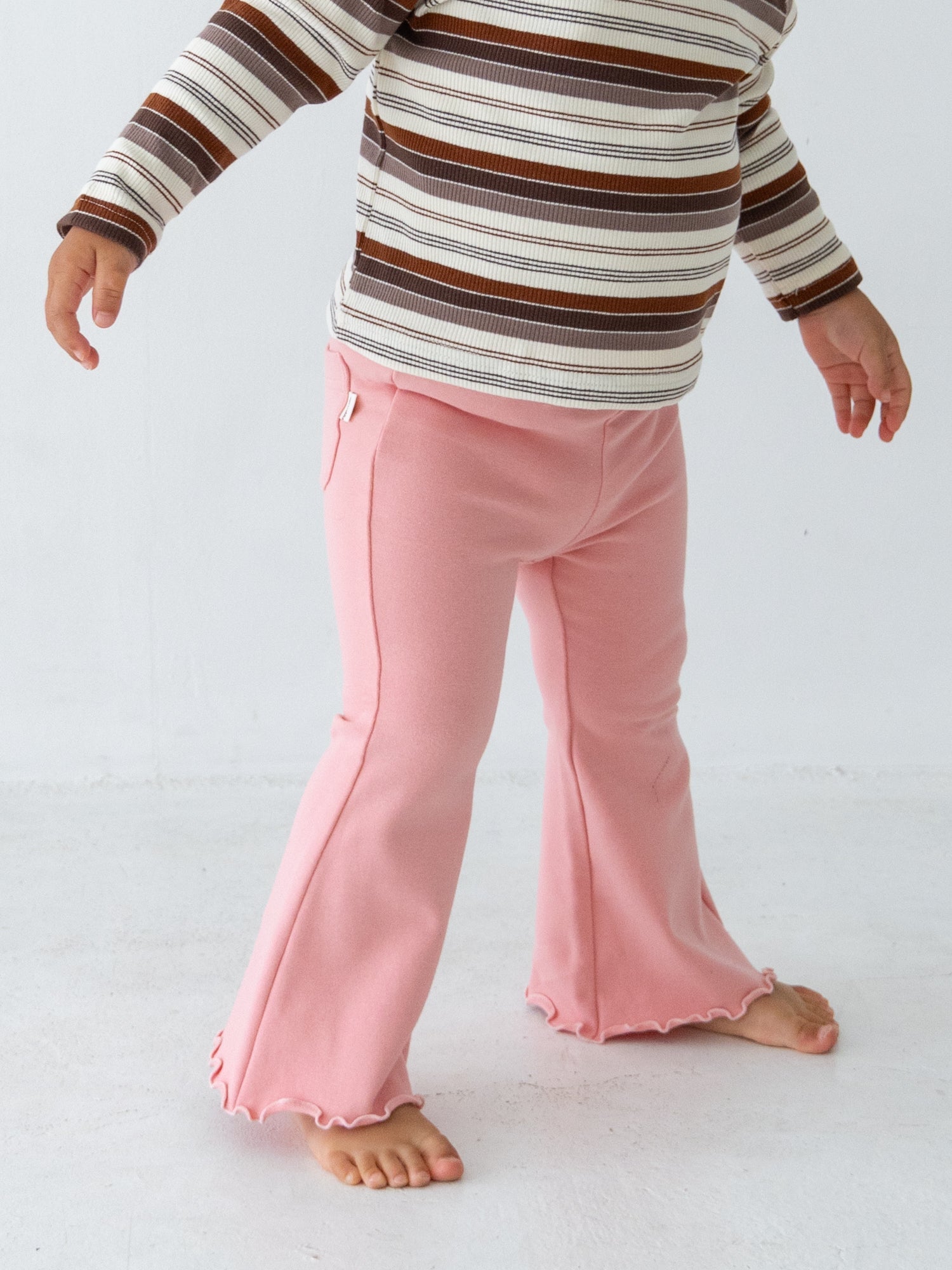 【20%OFF】Flare cotton pants Pippi + Lotta