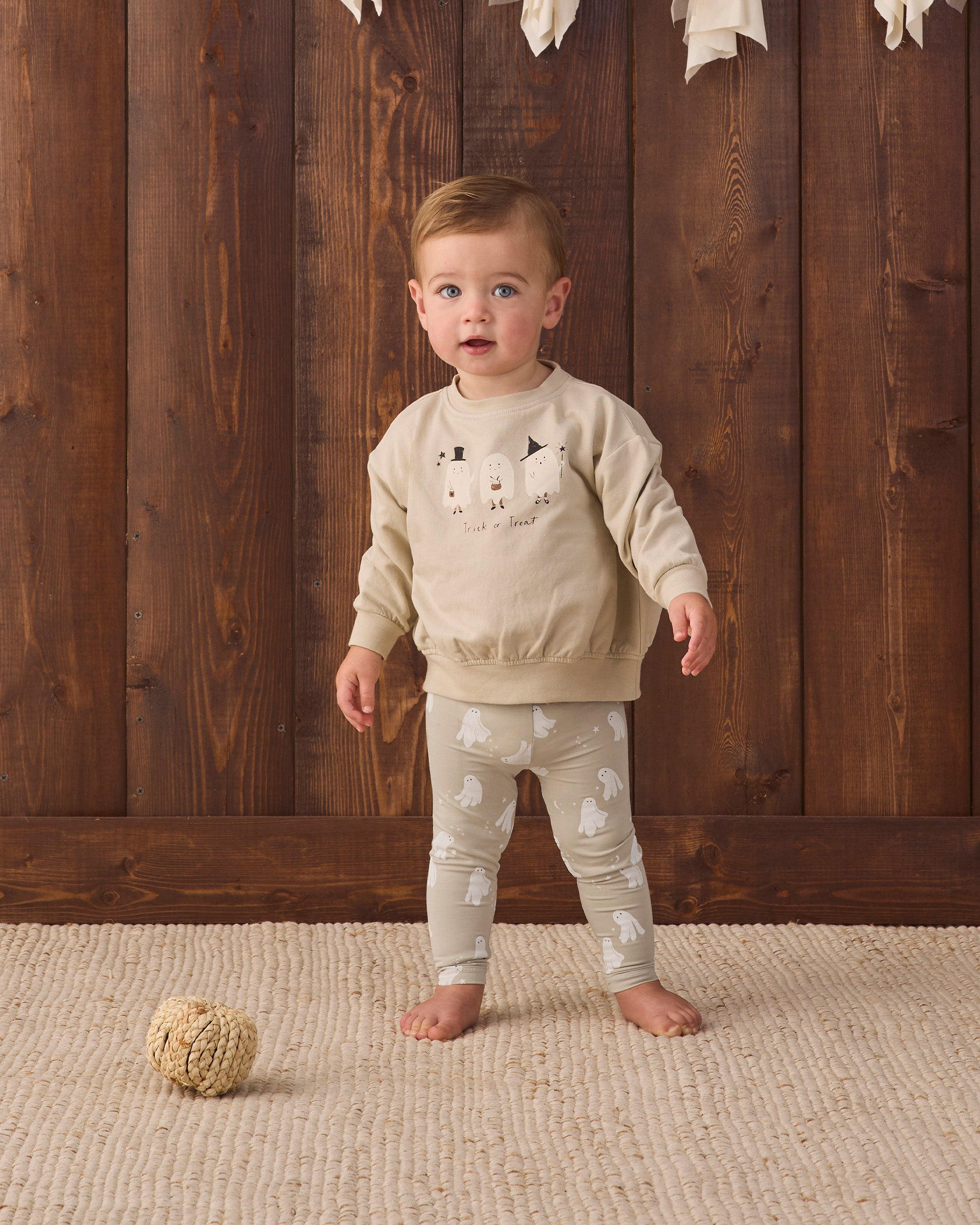 Quincy Mae Relaxed Fleece Sweatshirt - Trick Or Treat - official product image 2