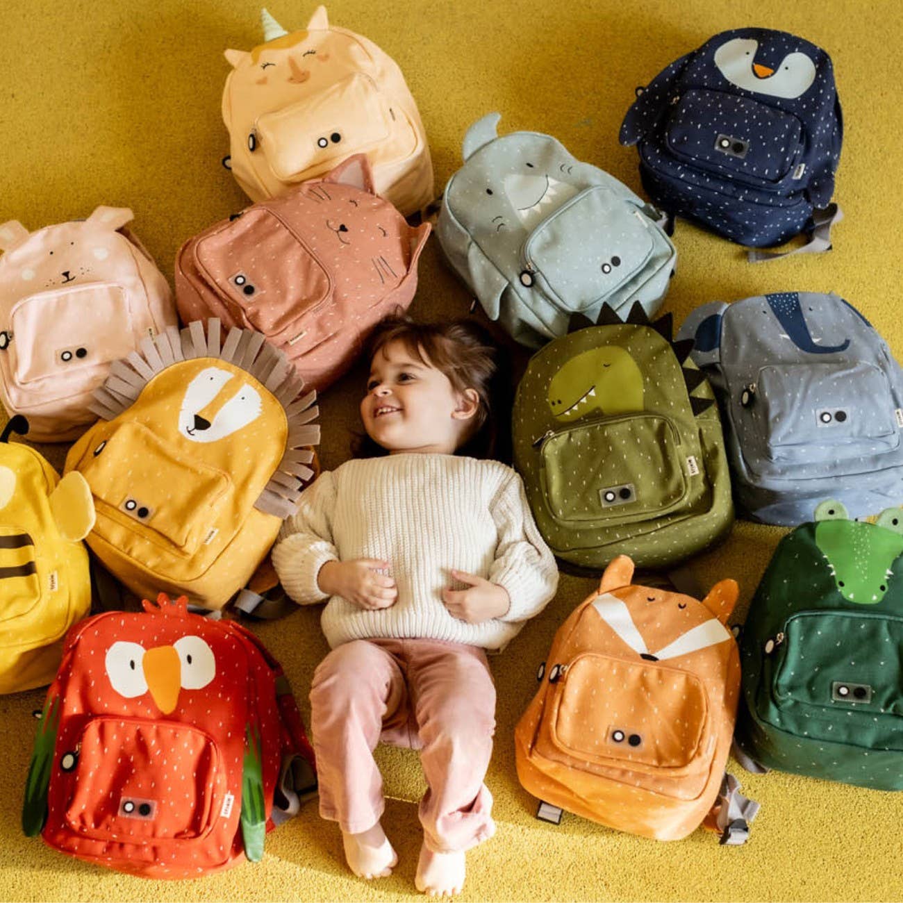 Trixie Baby - Trixie Baby Animal Small Backpack | Toddler &Kids School Bag: Mr. Dino