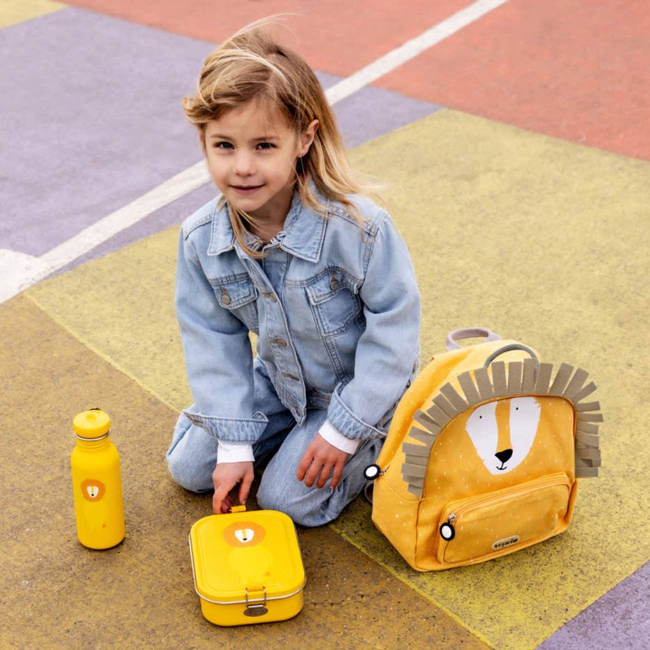 Trixie Baby - Trixie Baby Animal Small Backpack | Toddler &Kids School Bag: Mr. Lion