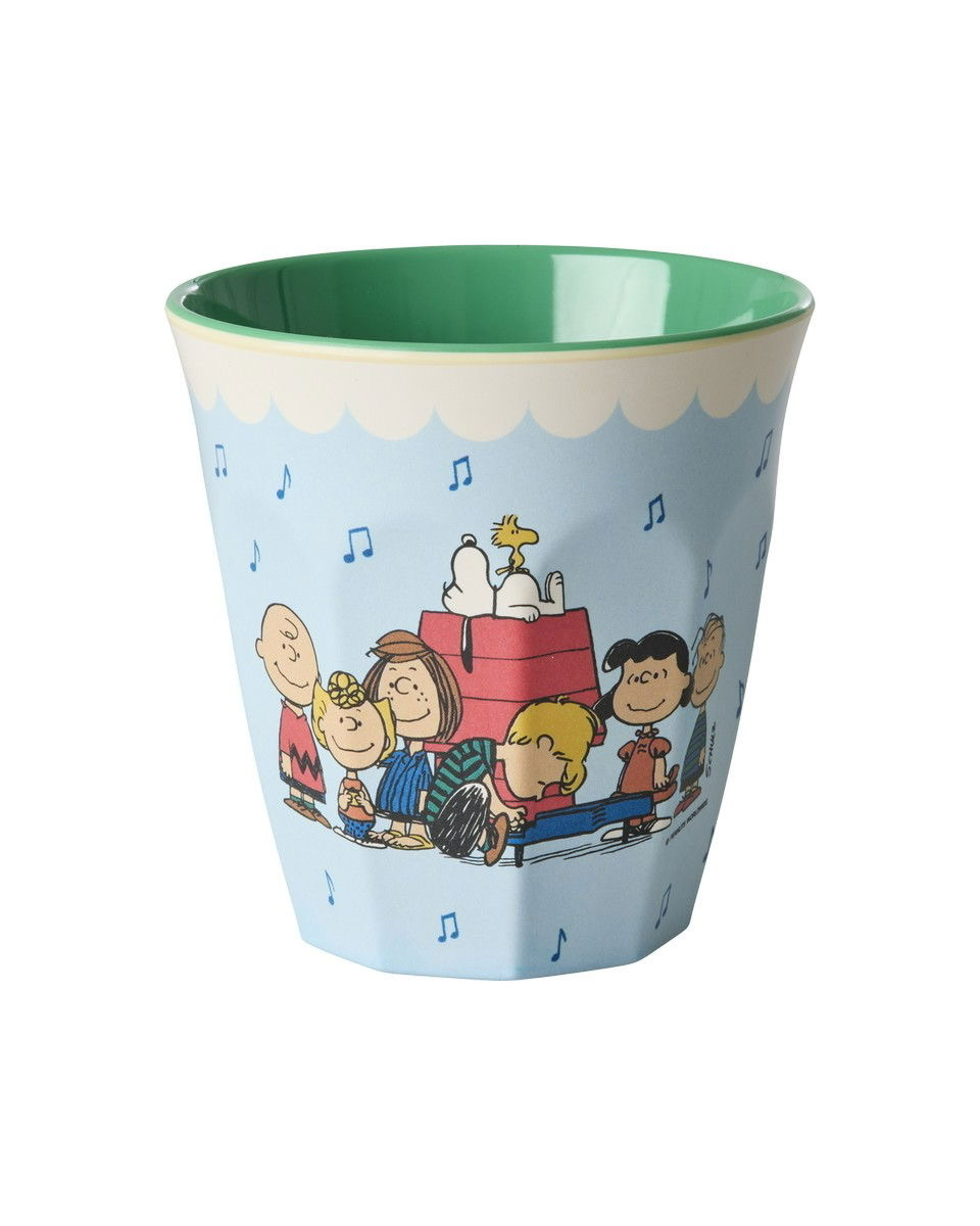 RicebyRice - Melamine Cup with Snoopy Print - Blue