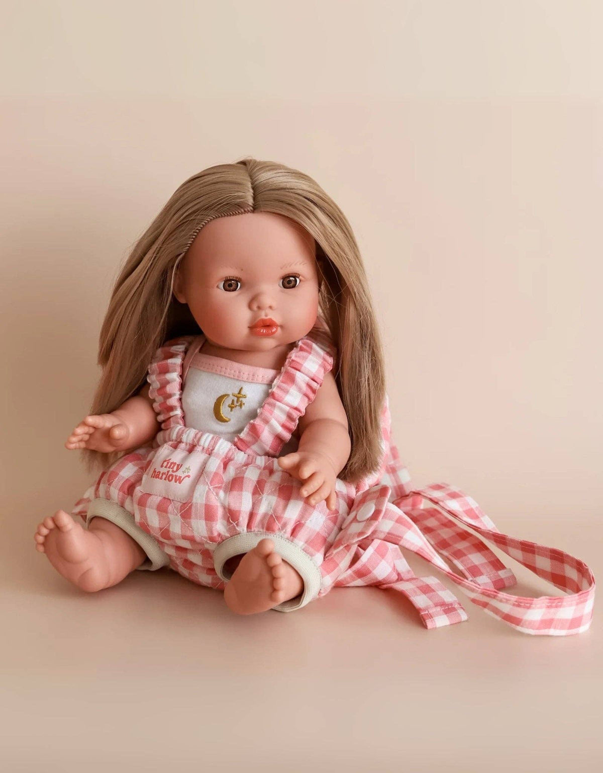 Shine on me Distribution - Doll Carrier - Pink gigham - Tiny Harlow