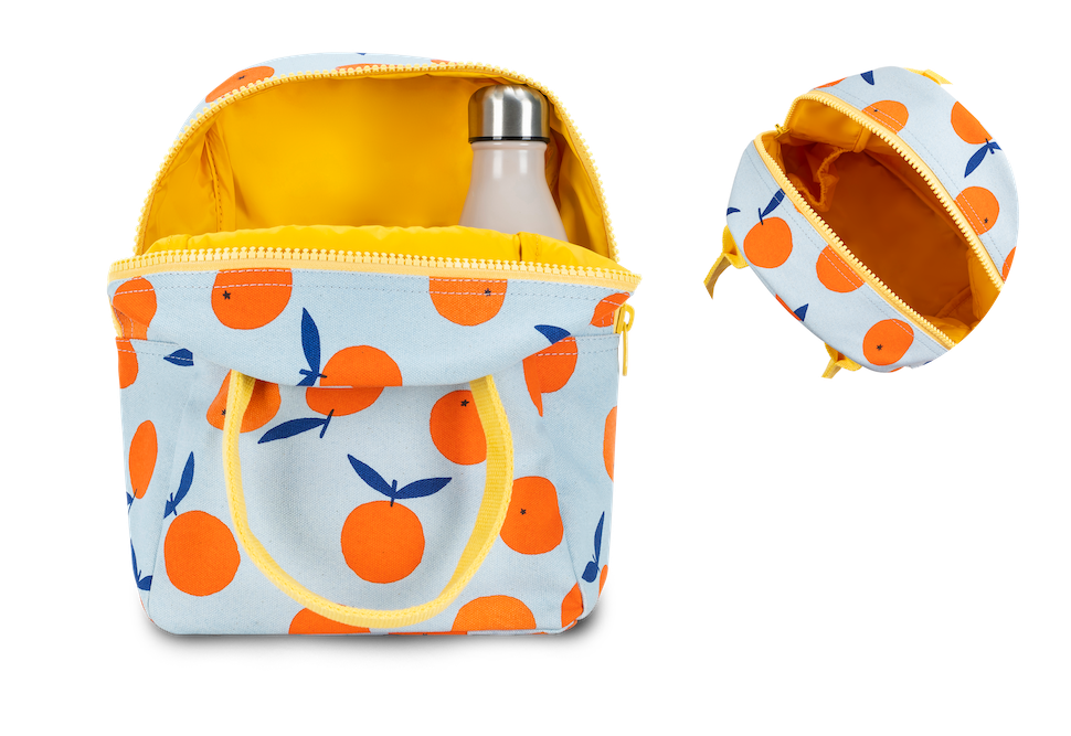 Fluf - Zipper Lunch Bag - Oranges