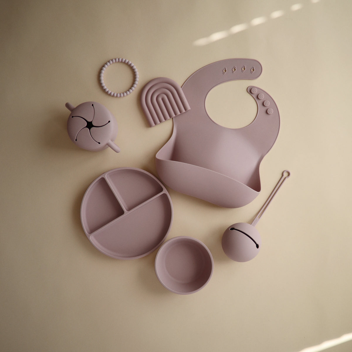 Silicone Baby Bib mushie