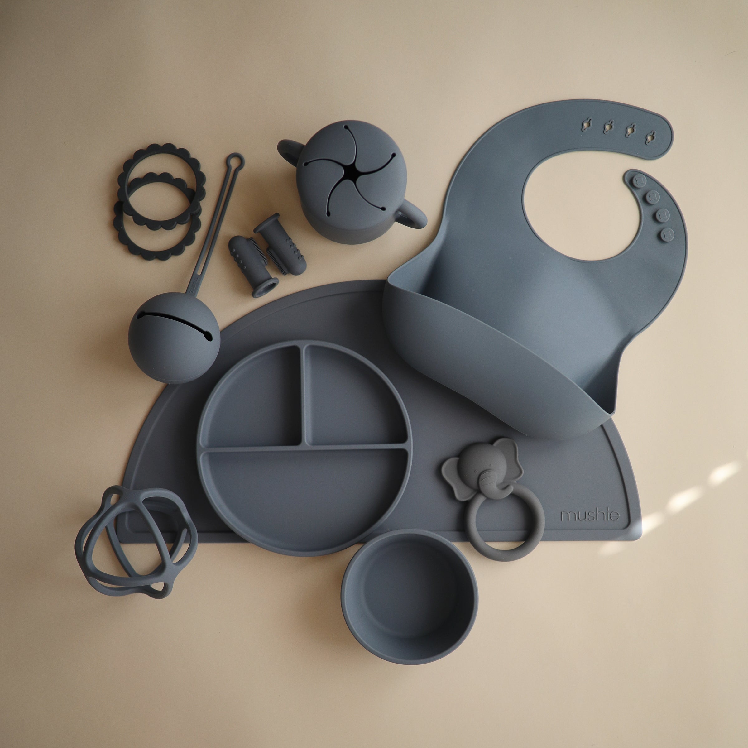 Silicone Baby Bib mushie