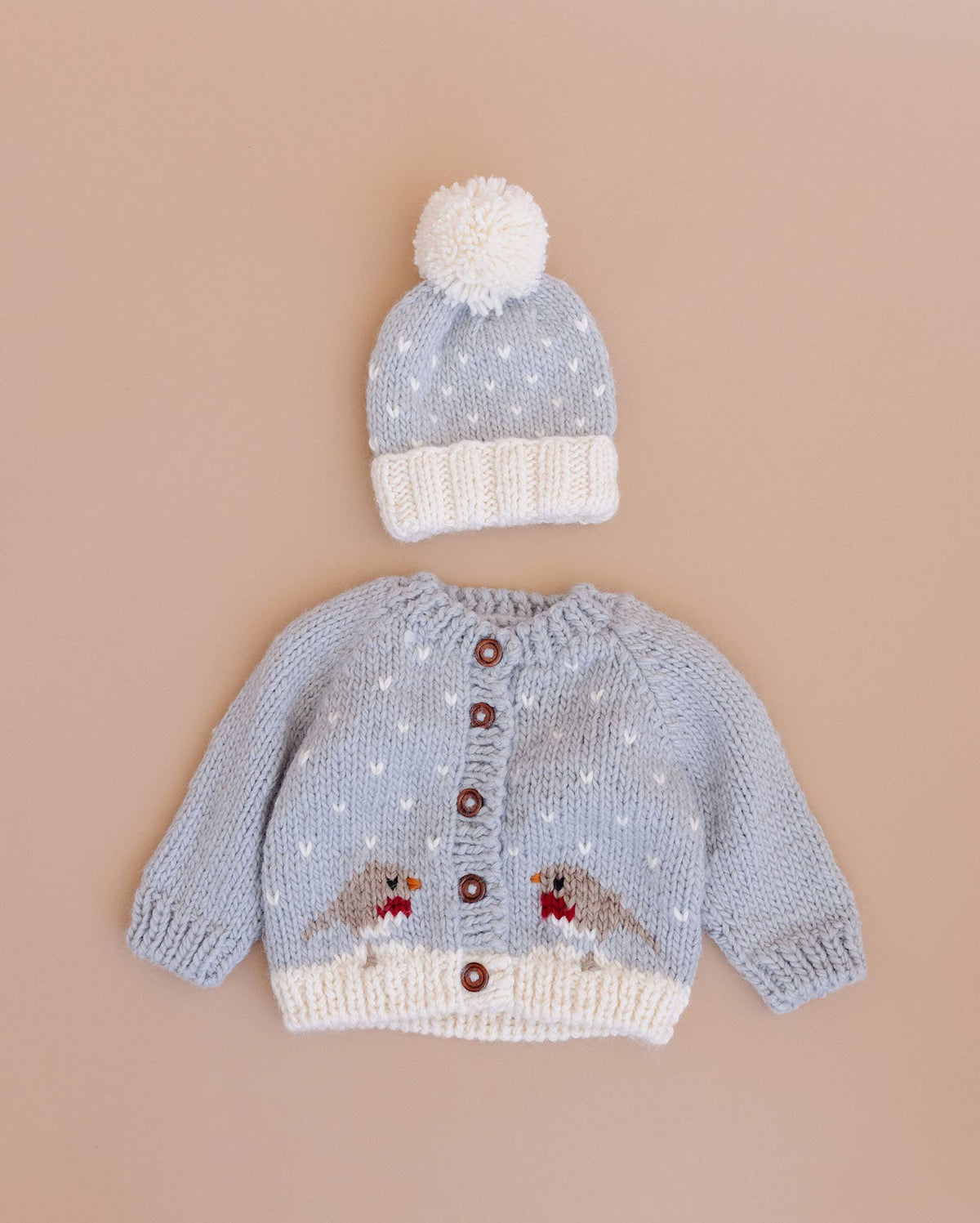 The Blueberry Hill Robin Cardigan - Bowie Grey
