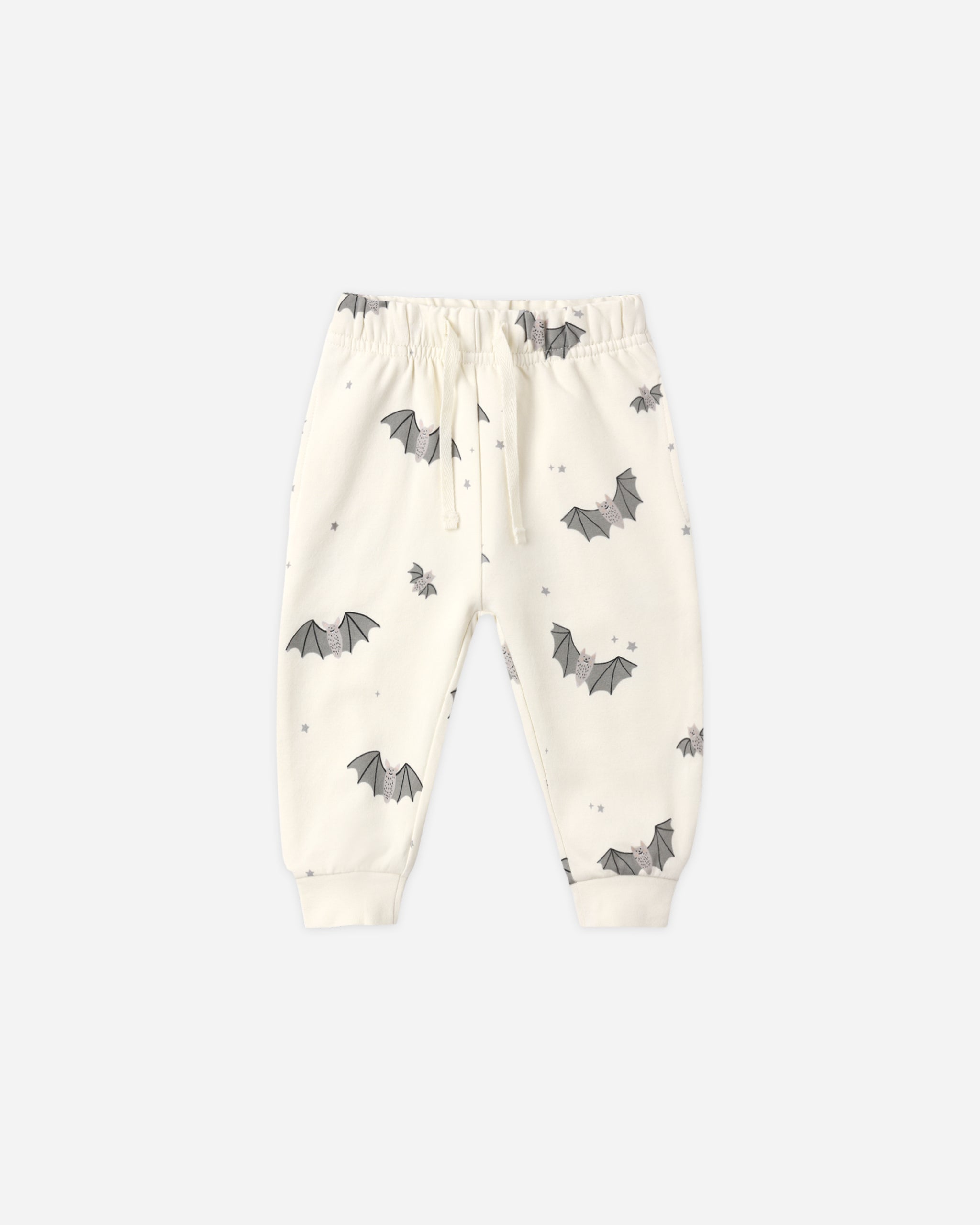 Quincy Mae Relaxed Fleece Sweatpant - Baby Bats - official product image 1