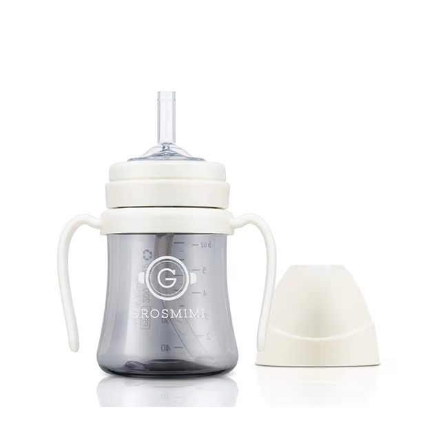 onzenna (Grosmimi and Cha&Mom) - Grosmimi PPSU Straw Cup - 6oz (6 Months+): White