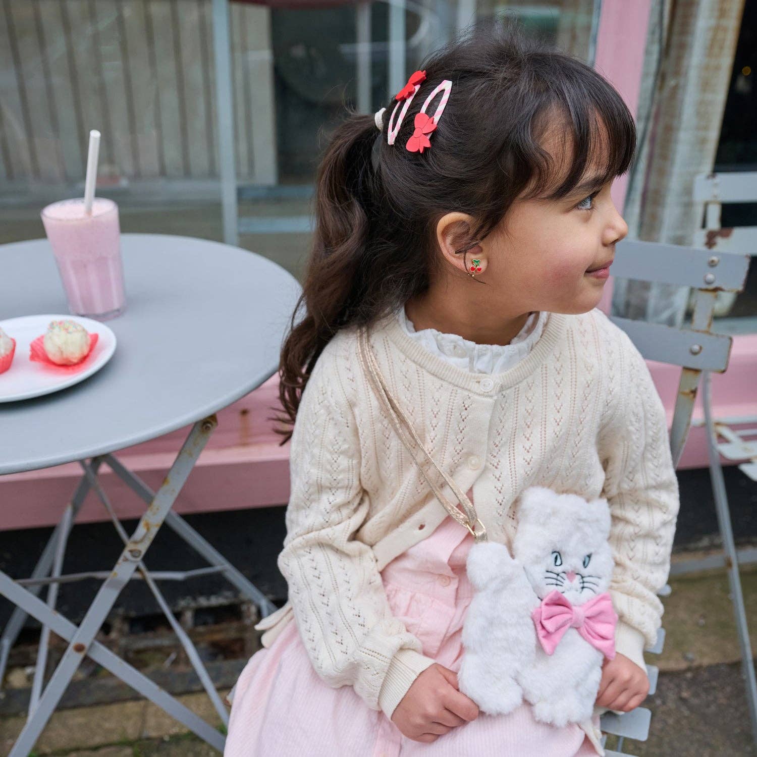 Rockahula - Cutesy Bow Stripy Clips
