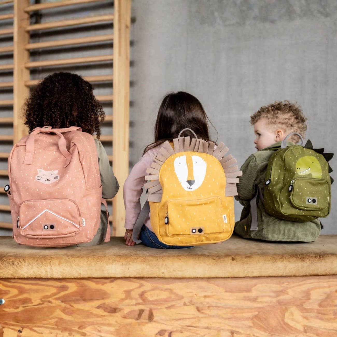 Trixie Baby - Trixie Baby Animal Small Backpack | Toddler &Kids School Bag: Mr. Lion