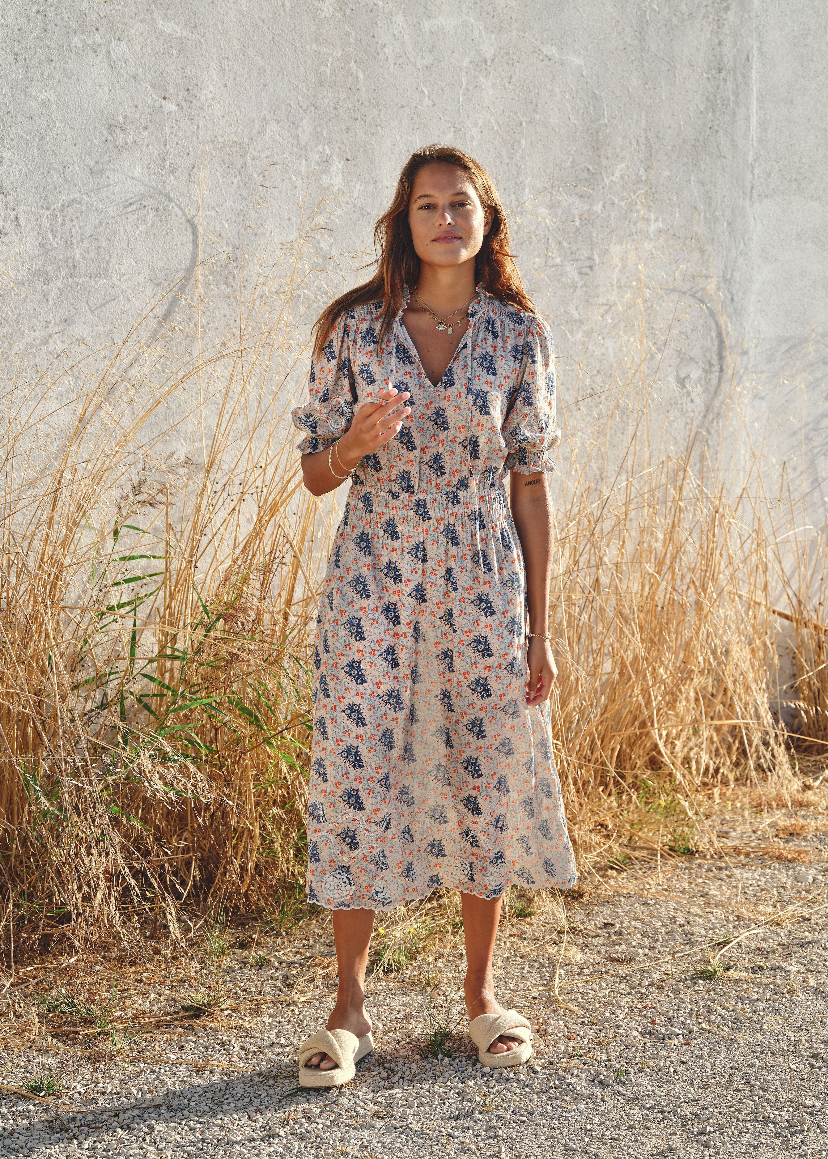 M.A.B.E Aster Midi Dress - Multi