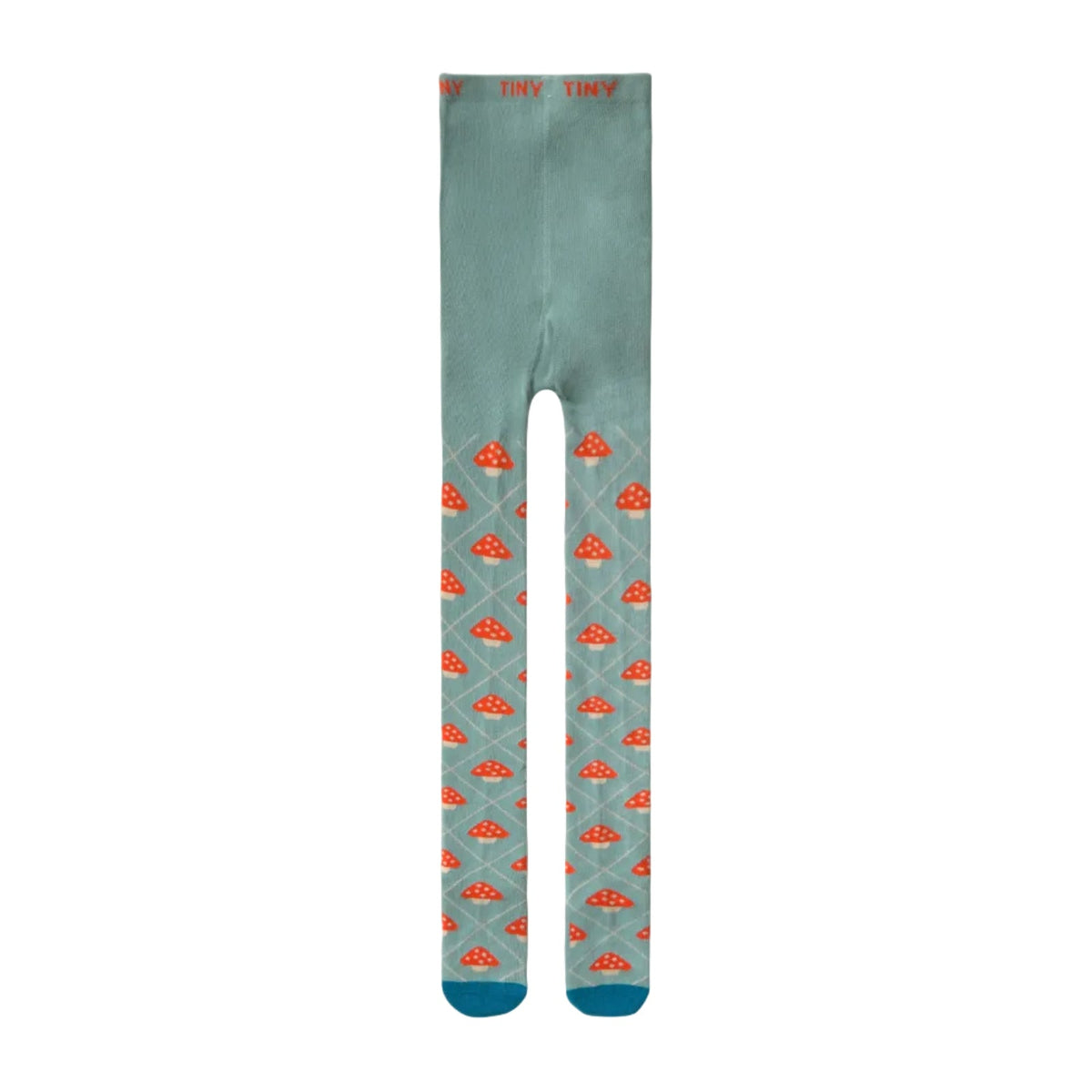 Tinycottons Mushrooms Tights in Teal