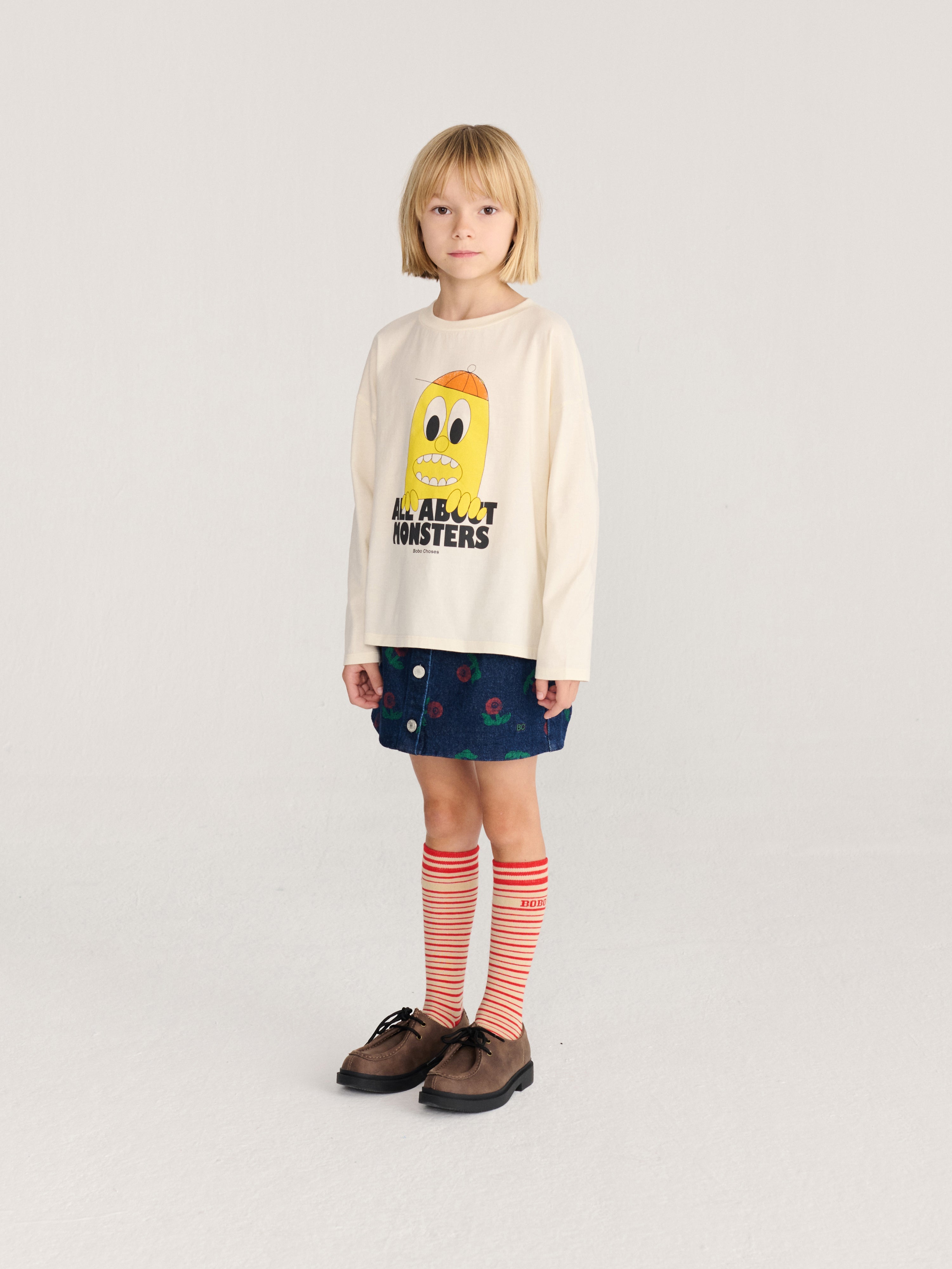 Bobo Choses Bigtooth Lemon T-Shirt - Offwhite (Kids) - Bobo Choses detail