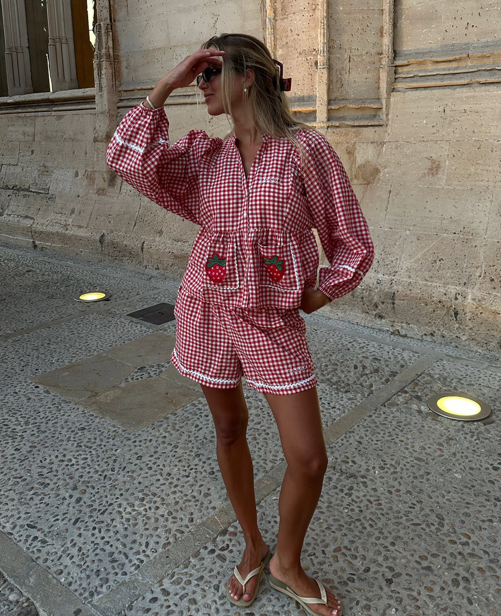 Sissel Edelbo Bobbie Shorts - Red Checks