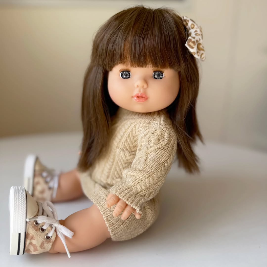 Minikane 13” (34cm) Baby Girl Doll – Cerise (Cherry)
