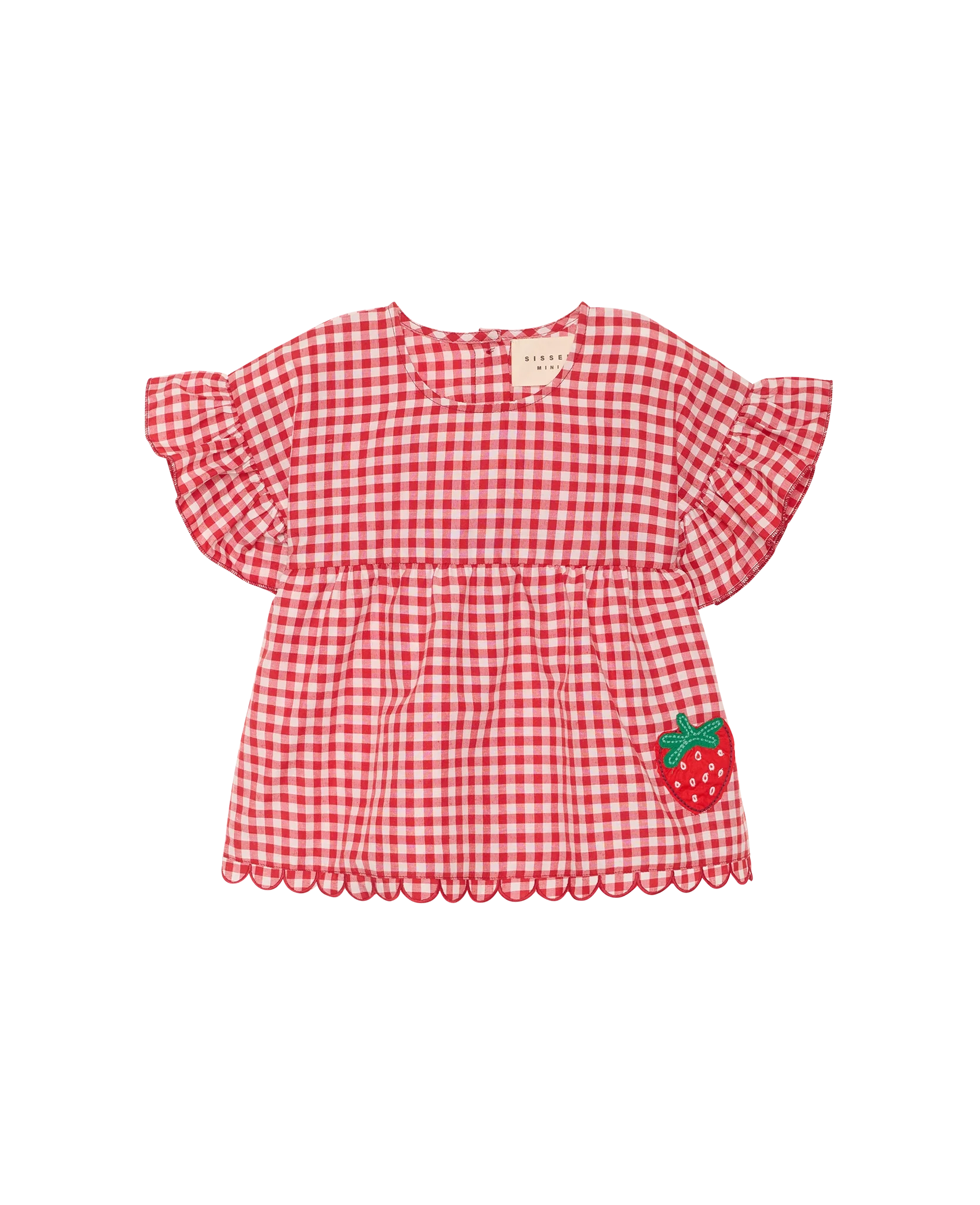 Sissel Edelbo Charlene Mini Top - Red Checks