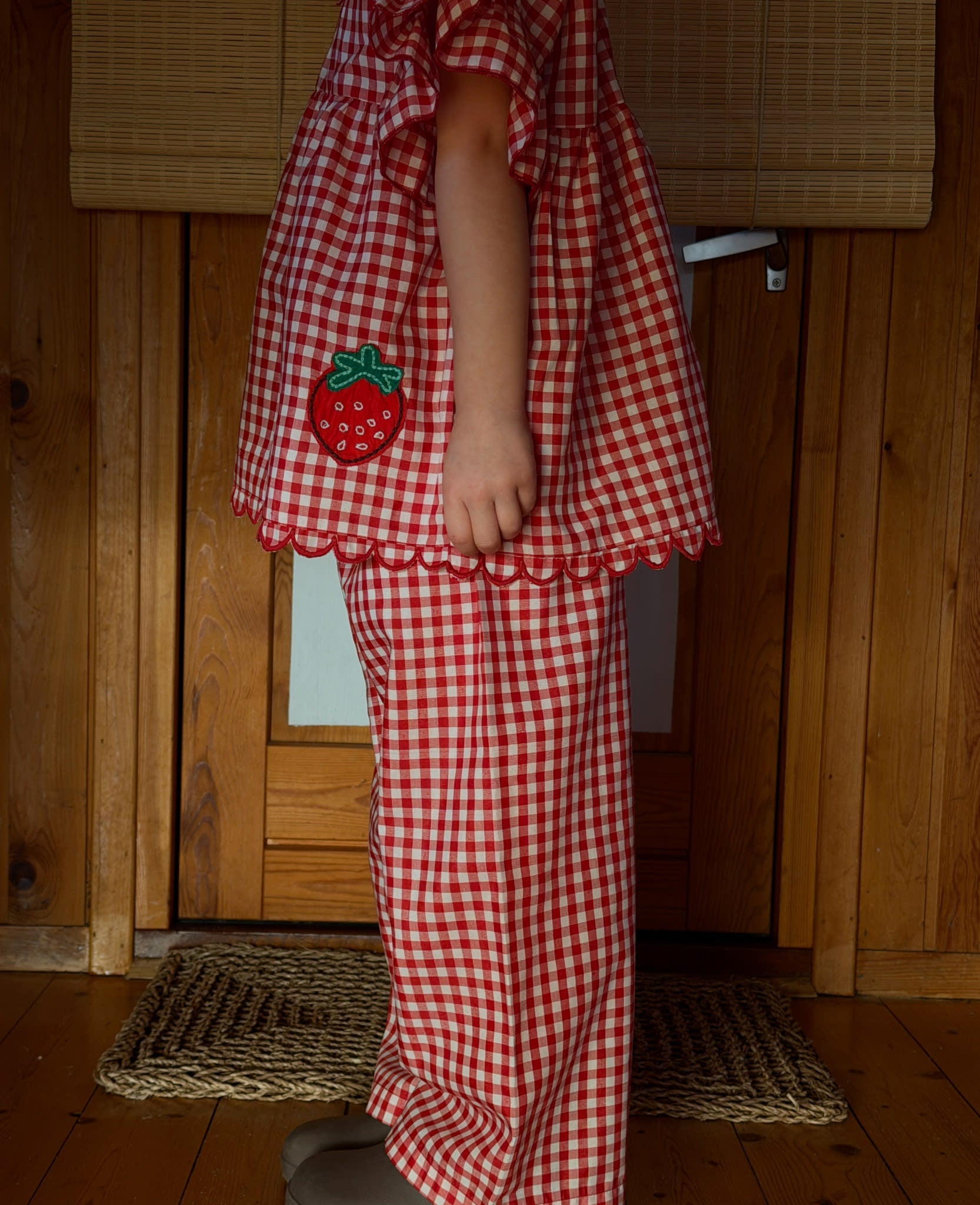 Sissel Edelbo Charlene Mini Top - Red Checks