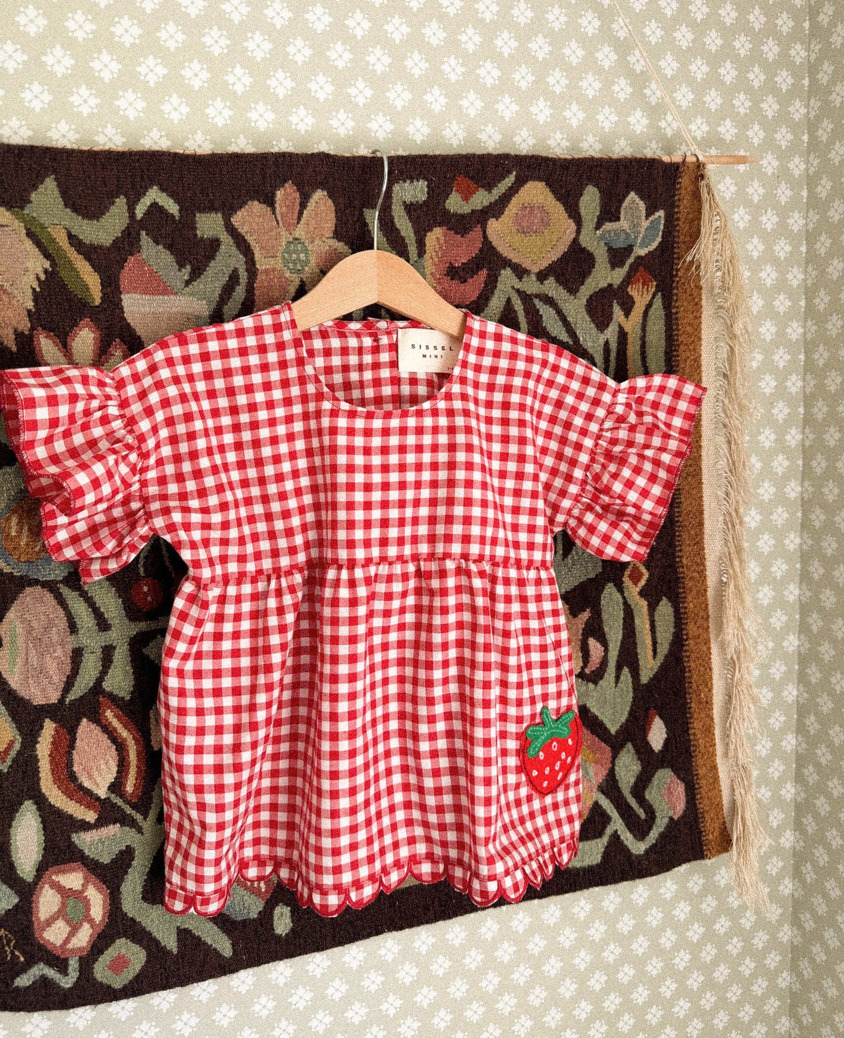 Sissel Edelbo Charlene Mini Top - Red Checks