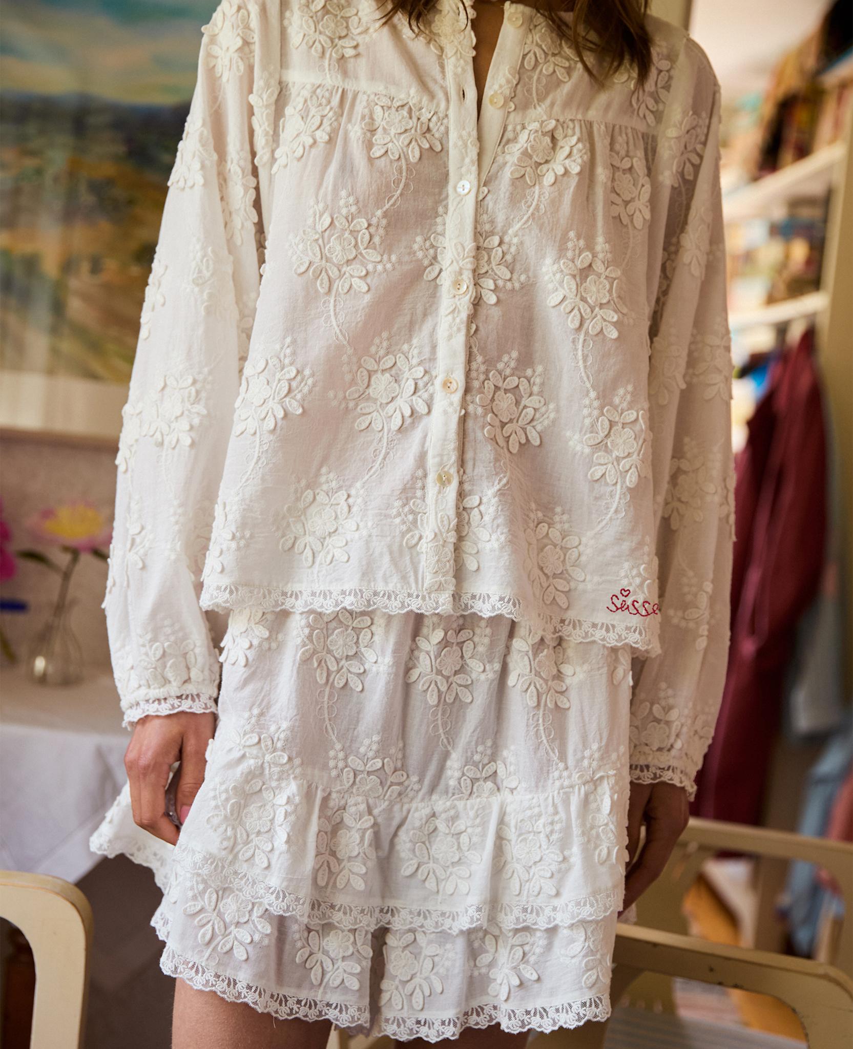 Coming Soon-Sisse Edelbo Delphine Top - Off White