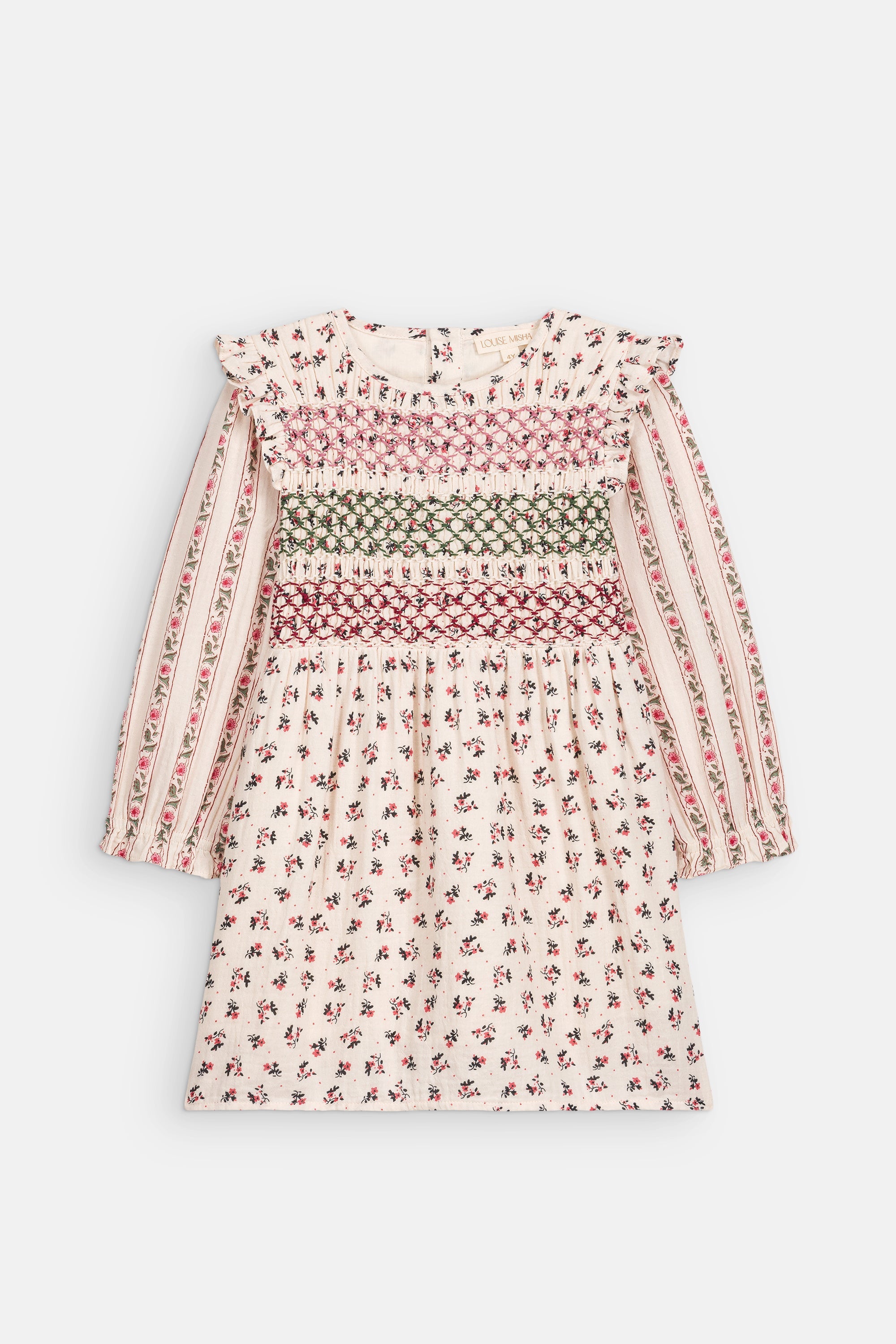 Louise Misha Saralina Smocked Dress – Floral Print