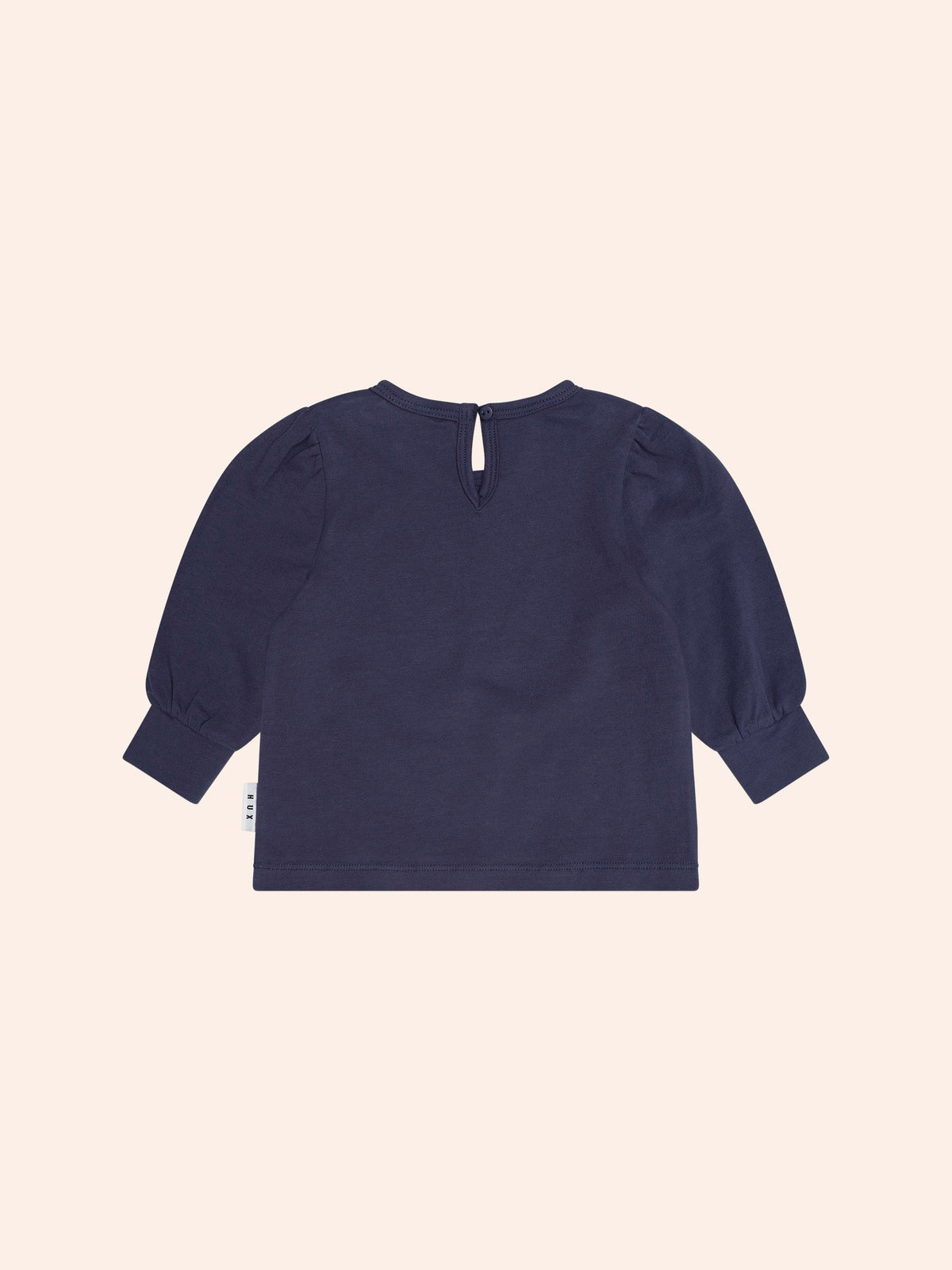 Huxbaby Strawberry Bow Puff Slv Top