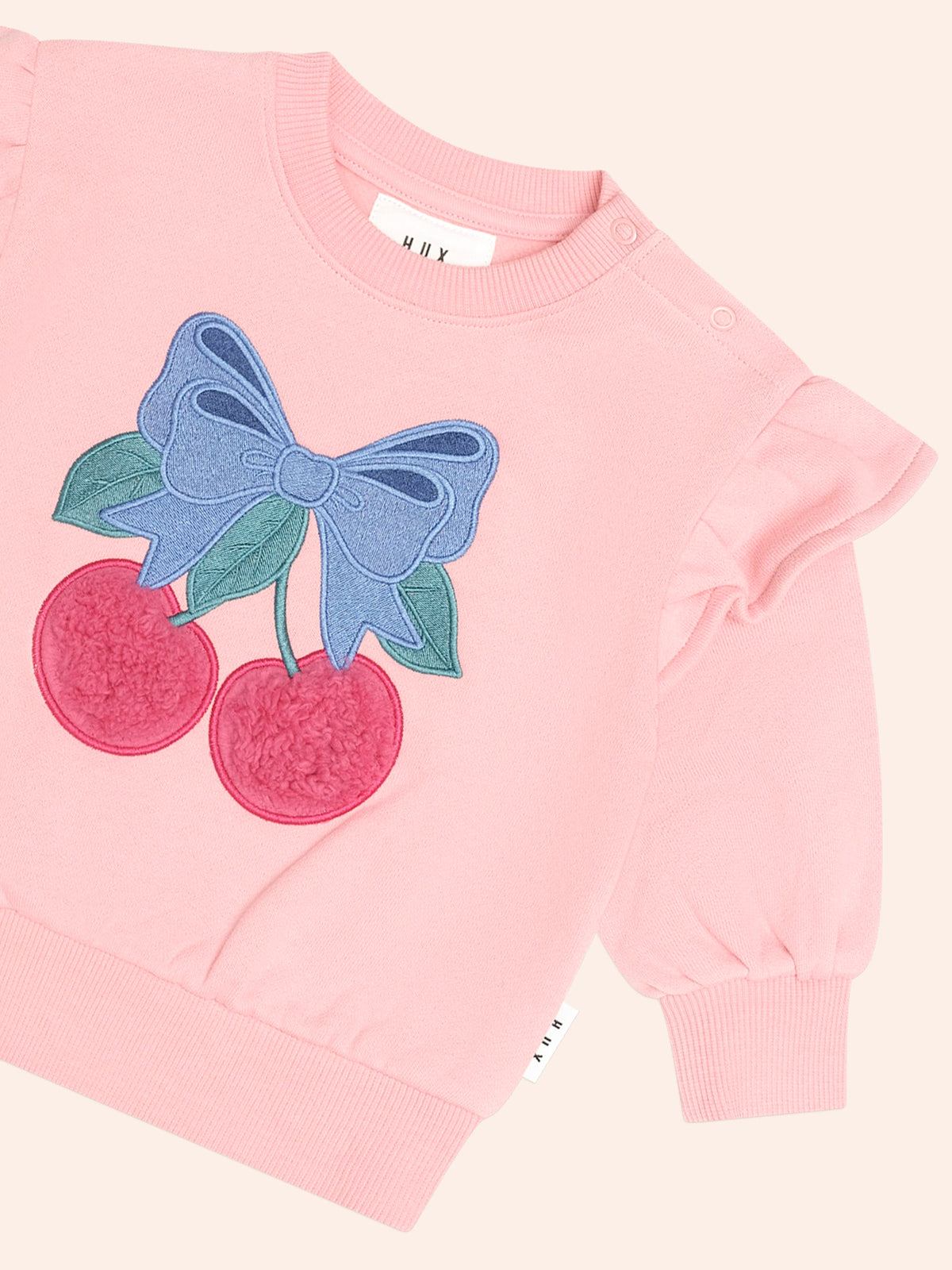 Huxbaby Cherry Bow Sweatshirt