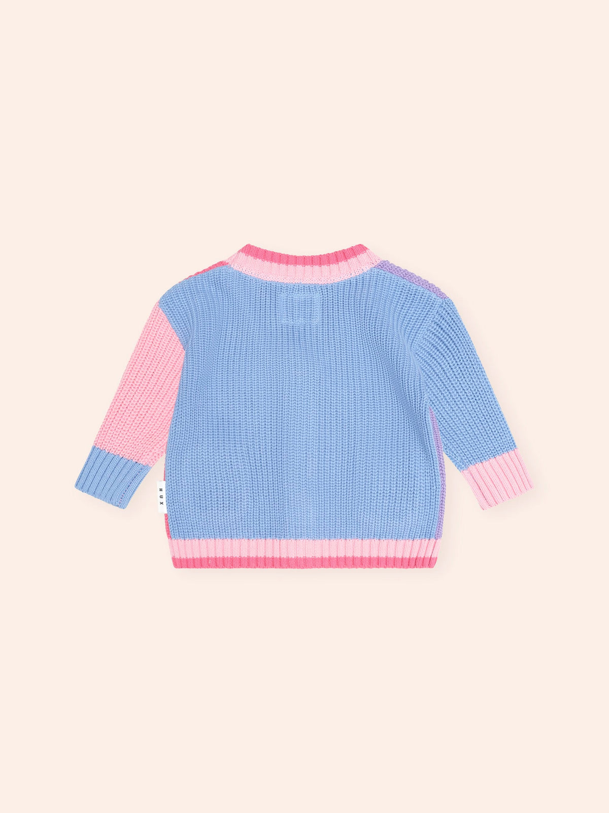 Huxbaby Colour Block Peekaboo Huxette Cardi