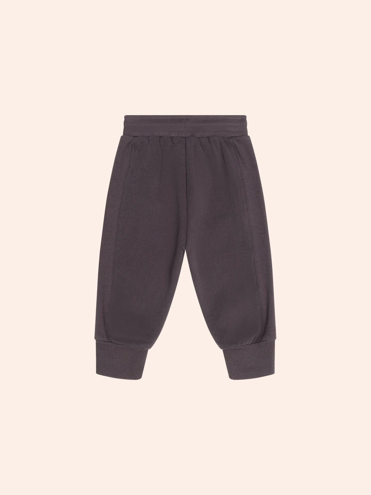 Huxbaby Soft Black Moto Trackpant