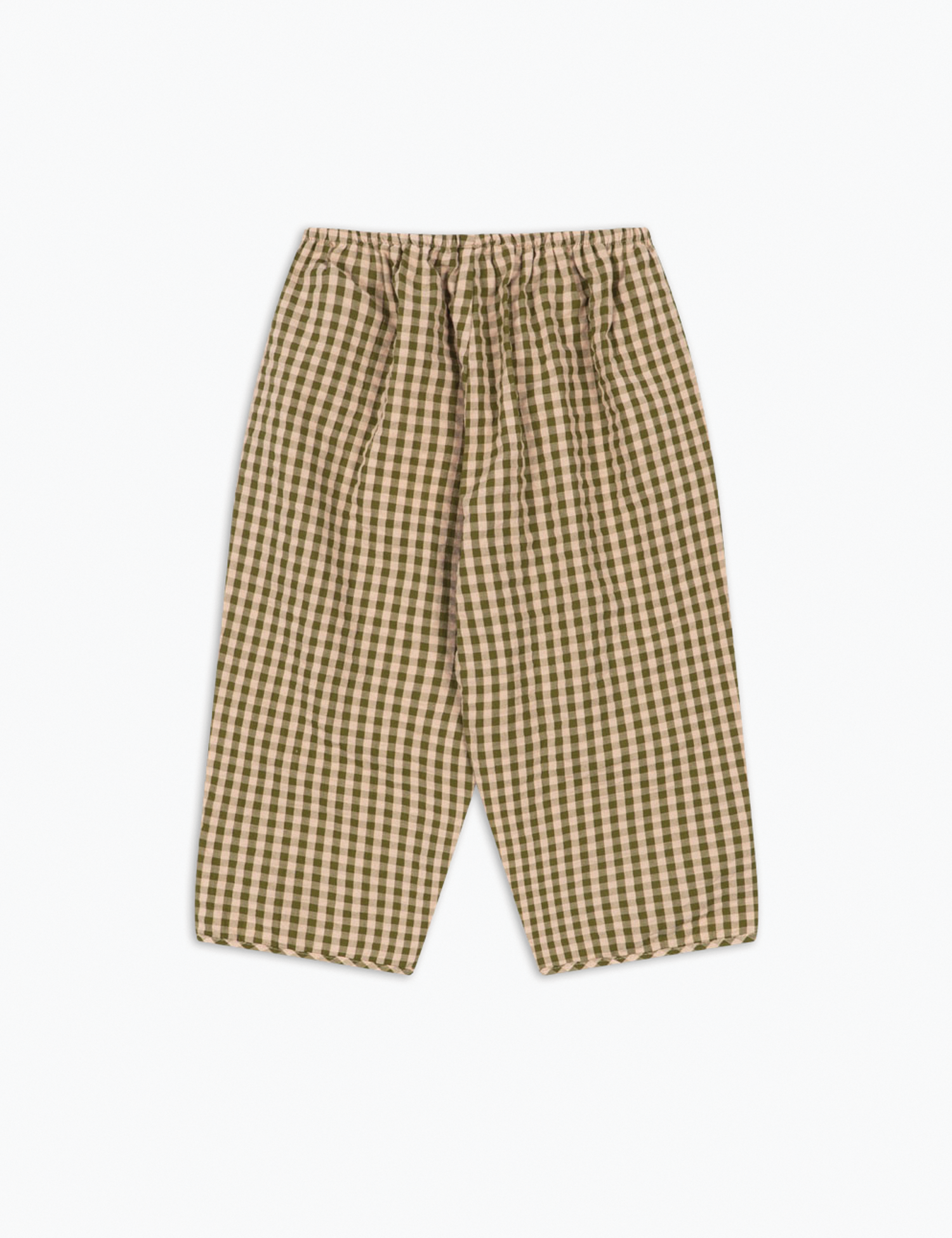 Konges Sløjd Kim Slit Pants - Avocado Check detail view