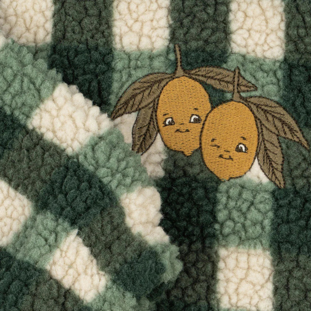 Konges Sløjd Jody Teddy Jacket - Green Check
