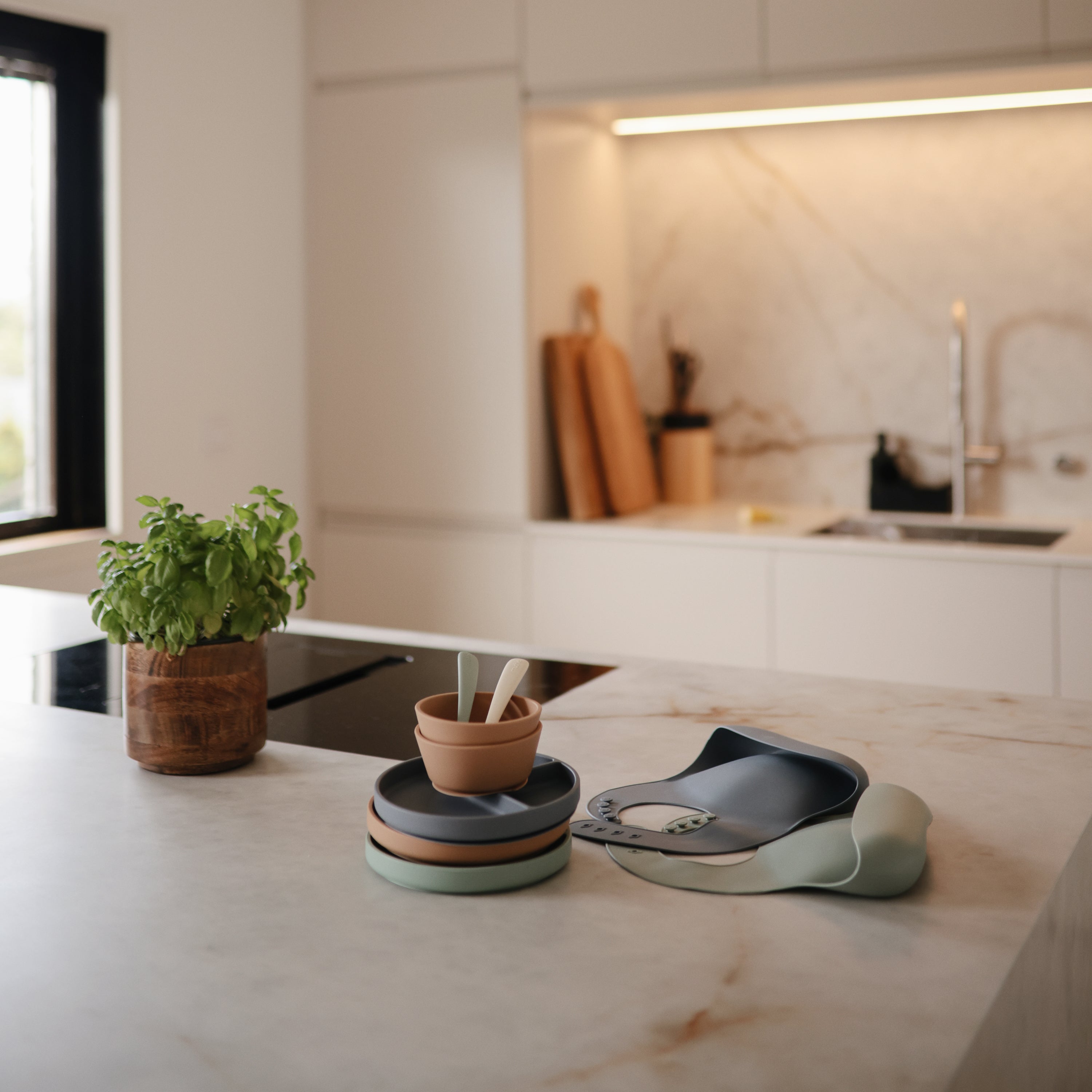 Silicone Baby Bib mushie