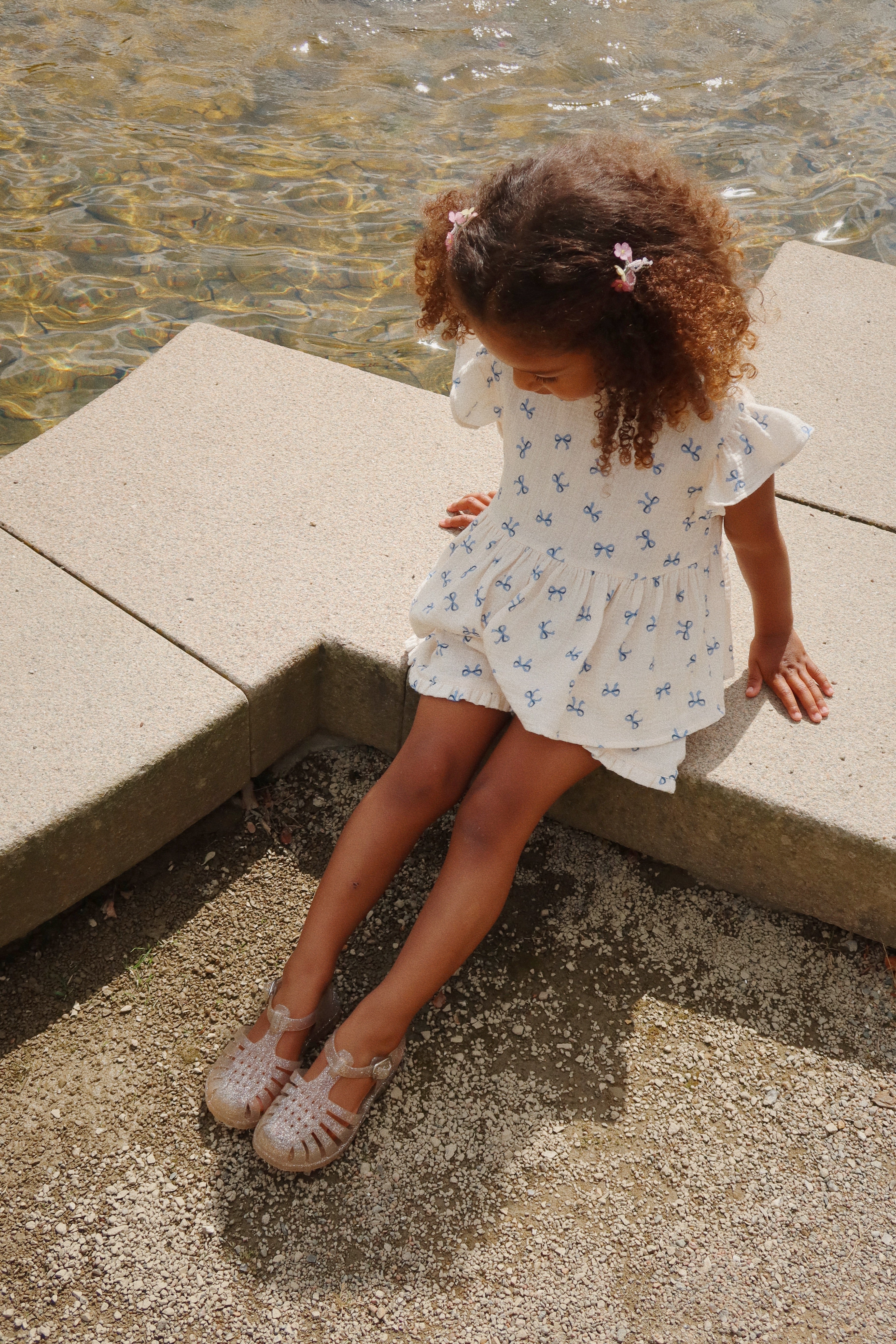 Konges Sløjd Coco Shorts GOTS – Bow Bleu