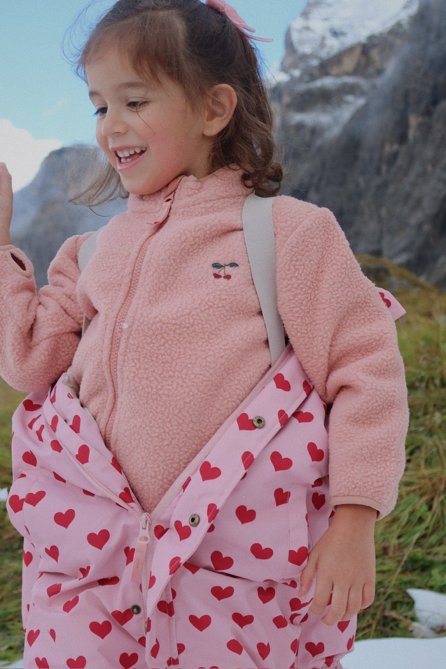 Konges Sløjd Thermy Fleece Jacket – Cameo Brown