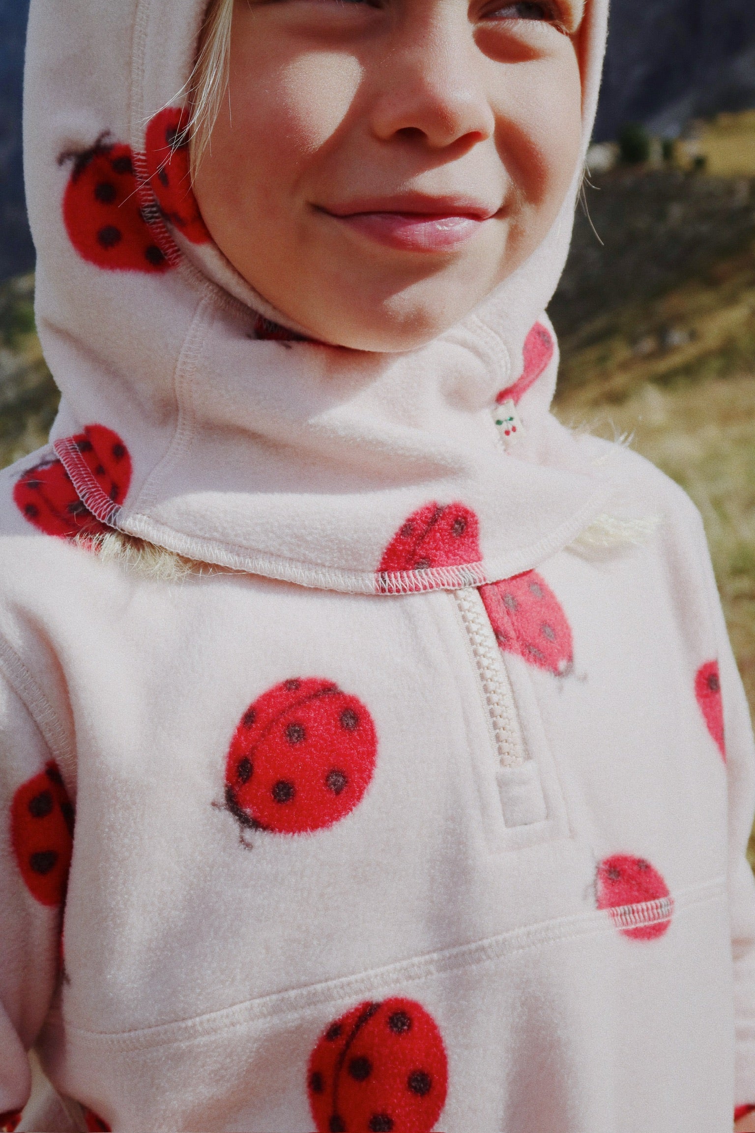 konges sløjd Tavi Fleece Sweatshirt - ladybug