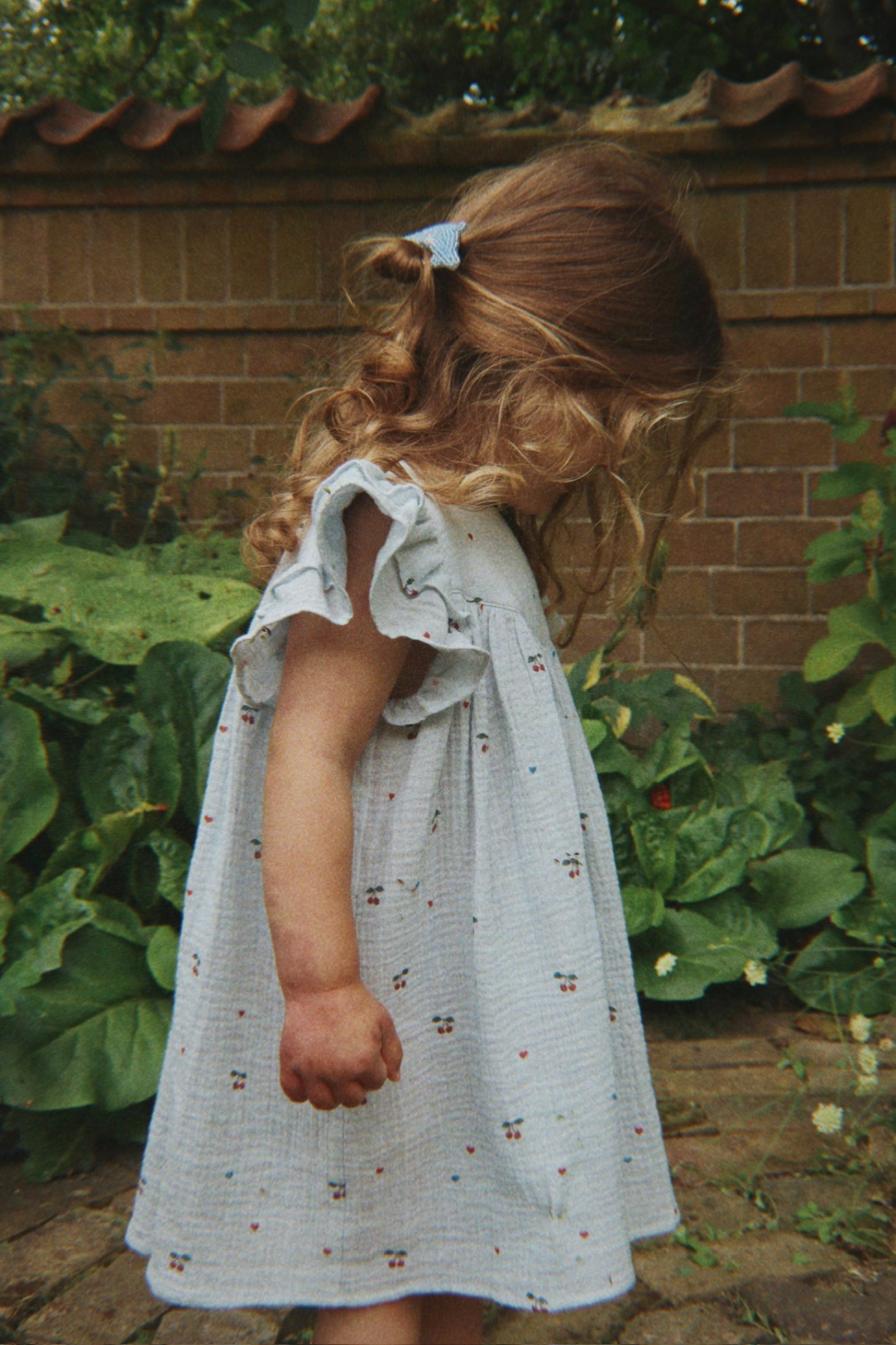 Konges Sløjd COCO DRESS - cherry blue coeur