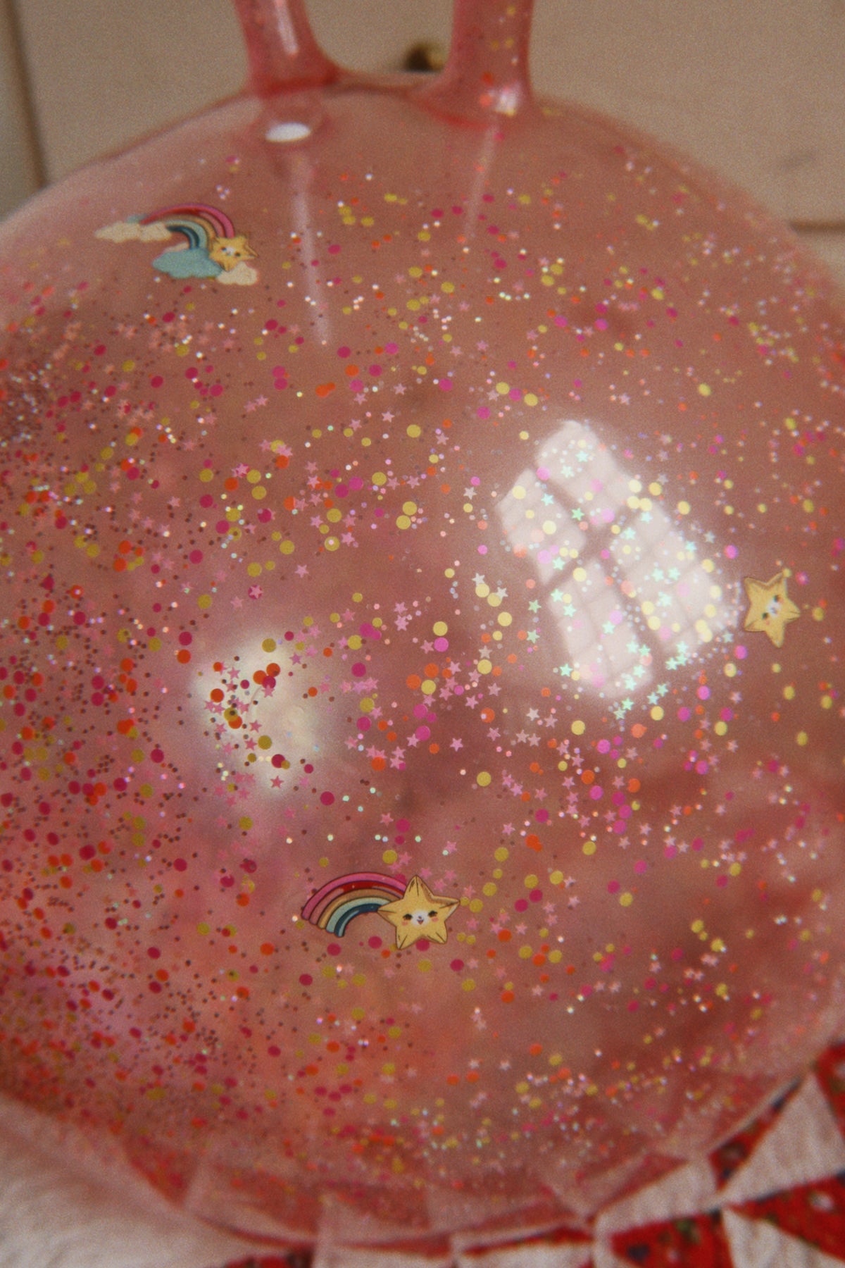 Konges Sløjd Glitter Jump Ball - Rainbow by Konges Sløjd