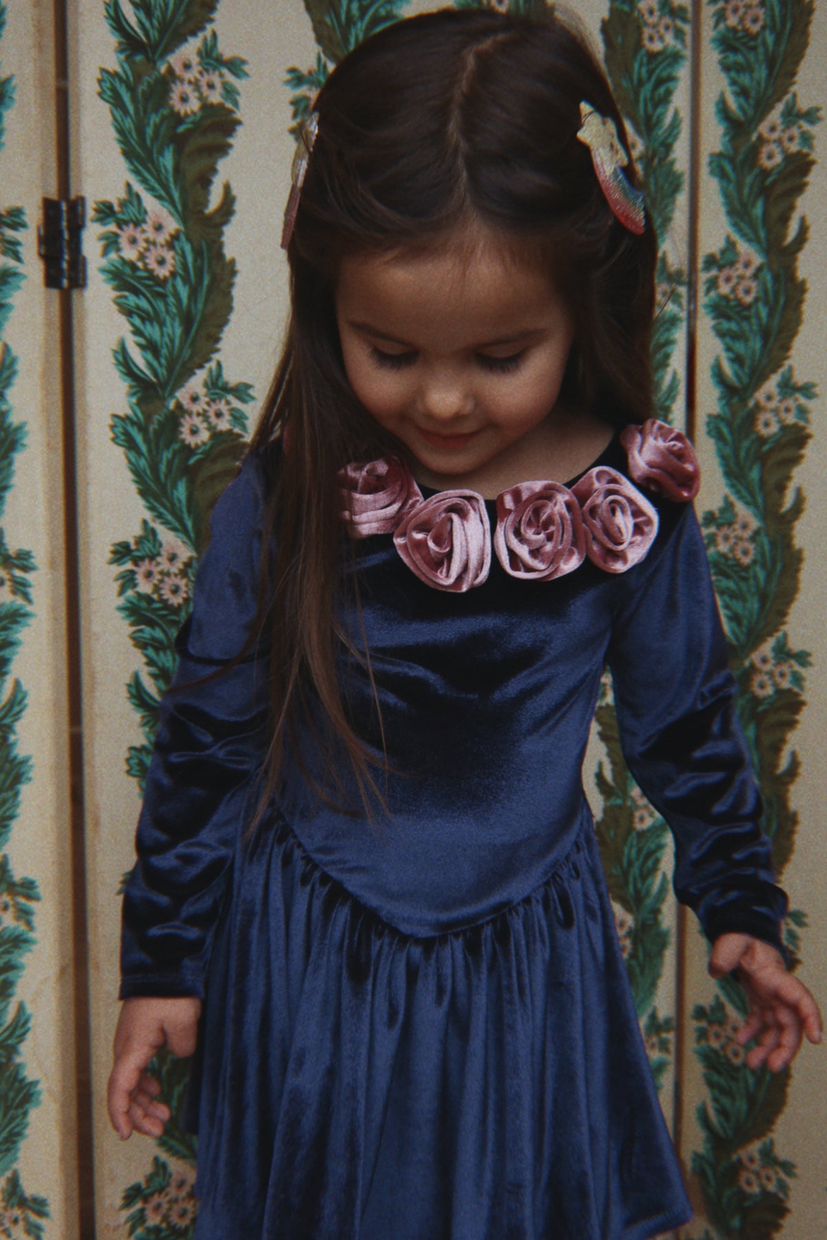 Konges Sløjd Rosetta Dress - Navy by Konges Sløjd