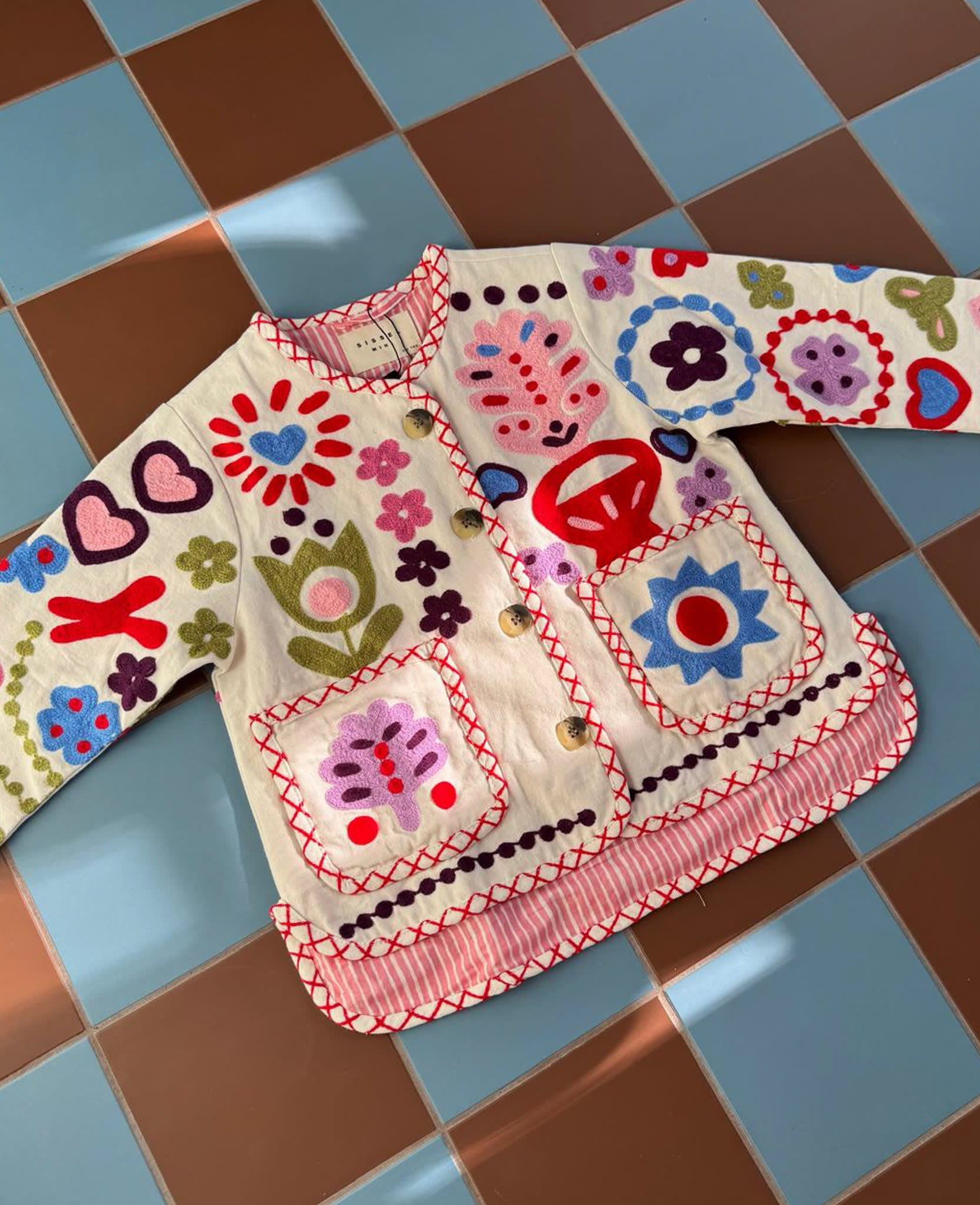 Sissel Edelbo Maggie MINI Jacket - White Multi
