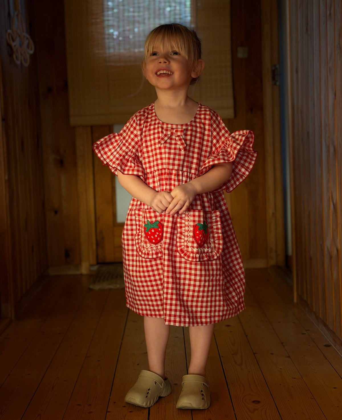 Sissel Edelbo Ohio MINI Dress - Red Checks