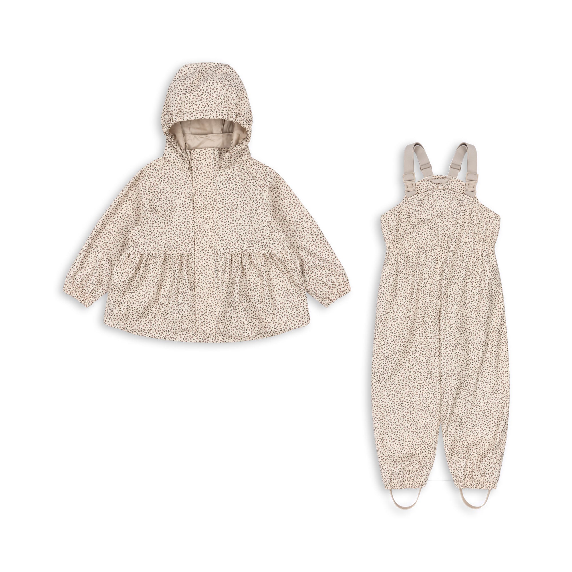 Konges Sløjd Rainy Palme Rain Set Girl – Milk Tank