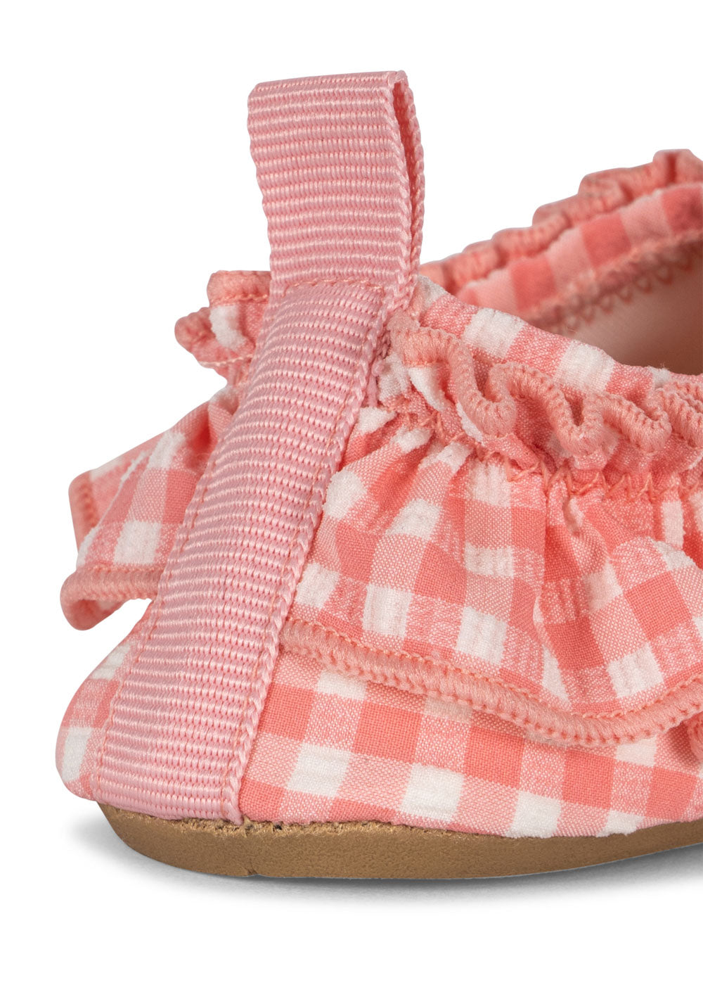 Konges Sløjd Soline Swim Shoes | Geranium Pink Gingham