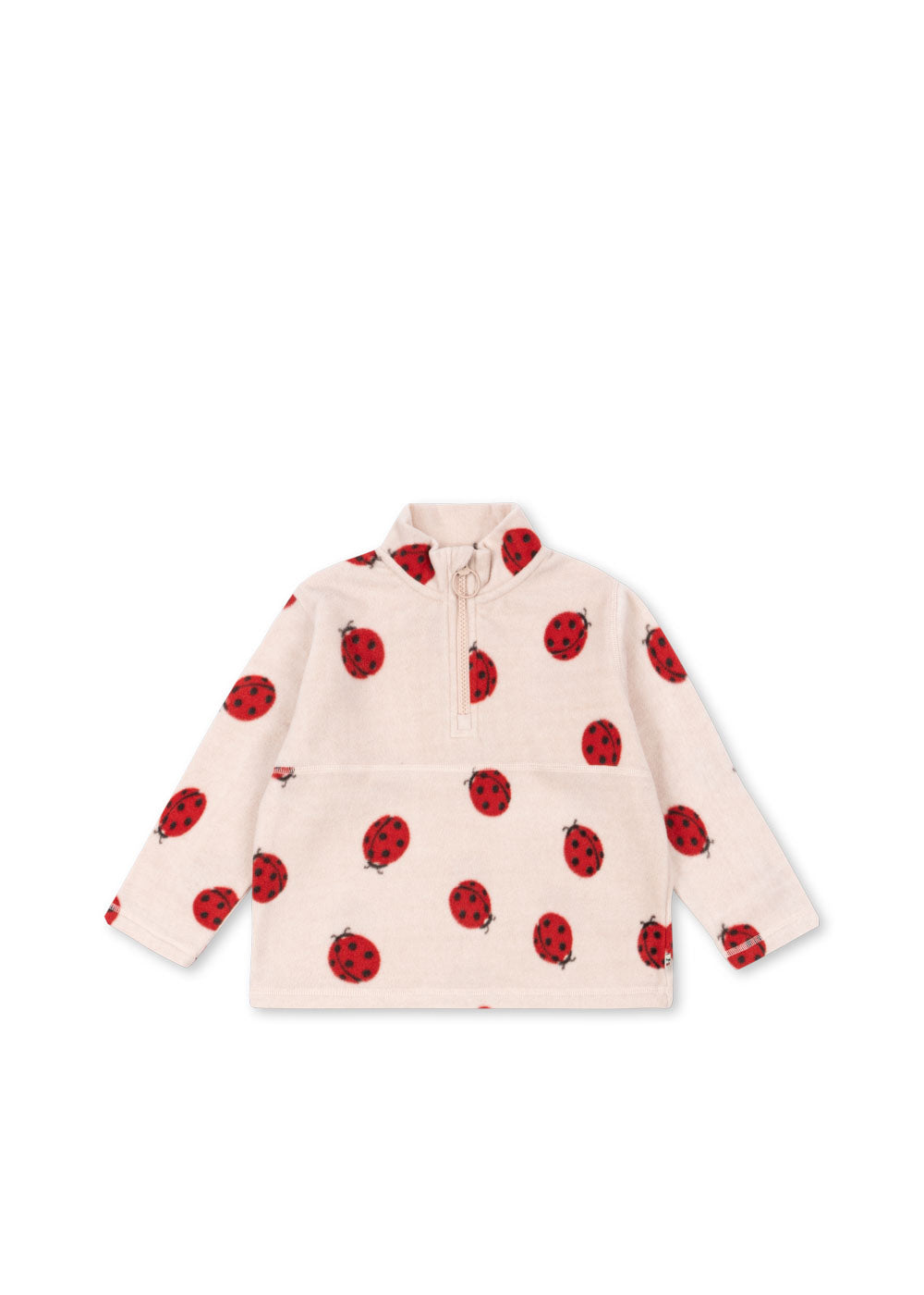 konges sløjd Tavi Fleece Sweatshirt - ladybug