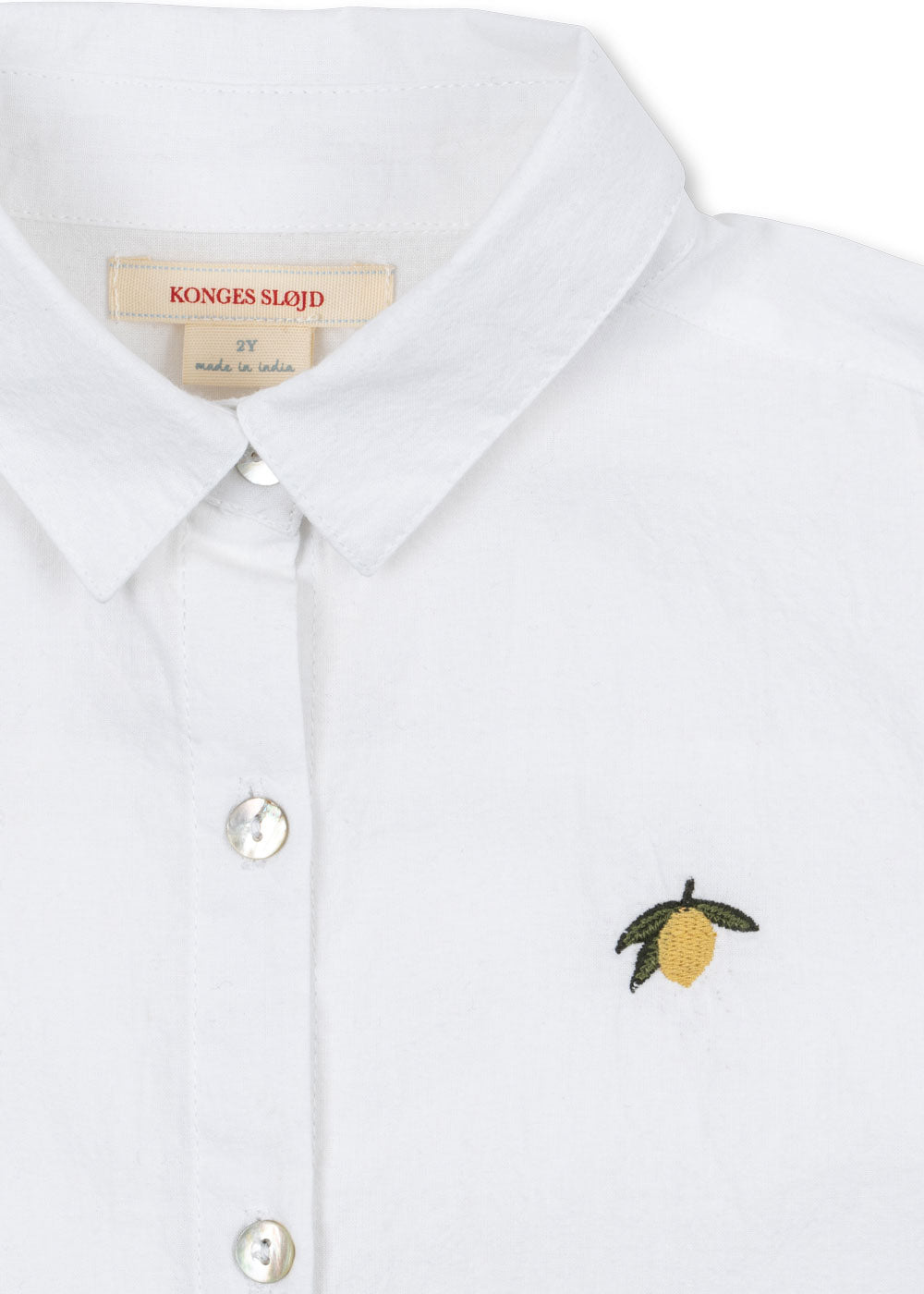 Konges Sløjd Ray Shirt GOTS – Optic White